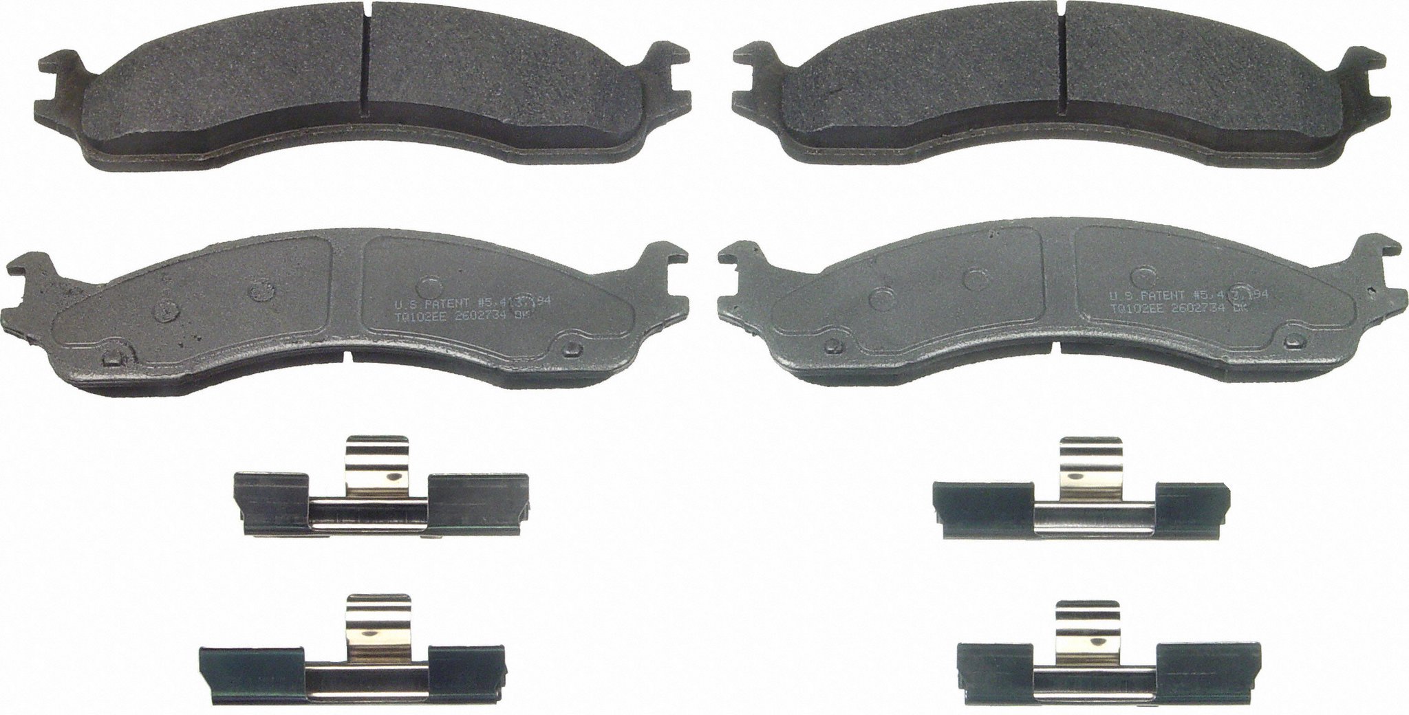 ThermoQuiet Front Disc Brake Pad Set Semi-Metallic