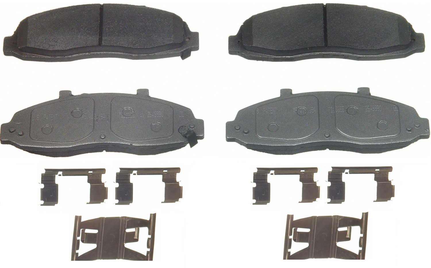 ThermoQuiet Front Disc Brake Pad Set Semi-Metallic