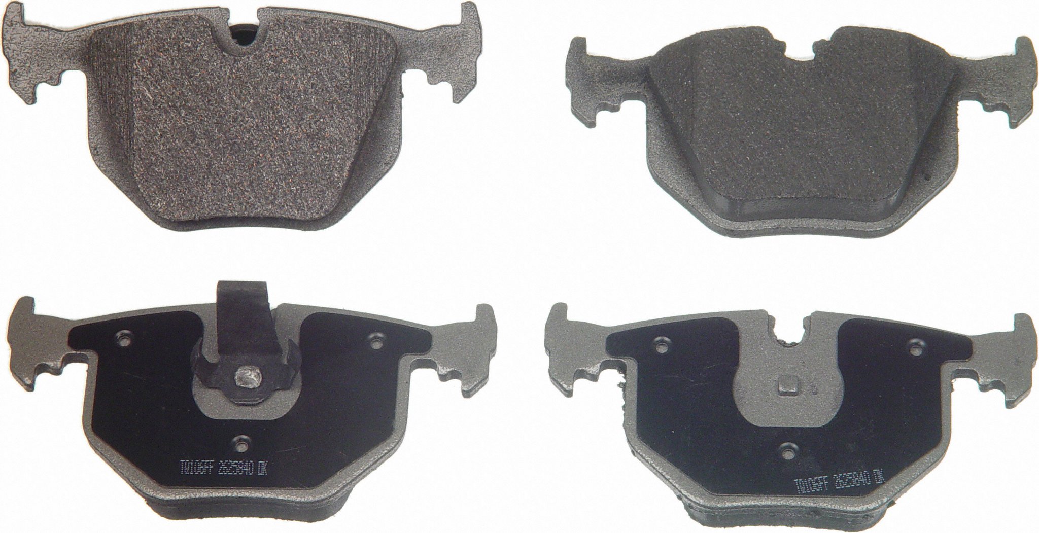 ThermoQuiet Rear Disc Brake Pad Set Semi-Metallic