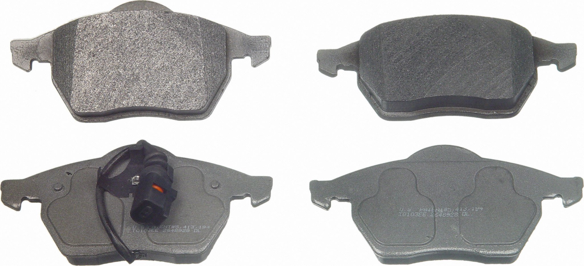 ThermoQuiet Front Disc Brake Pad Set Semi-Metallic