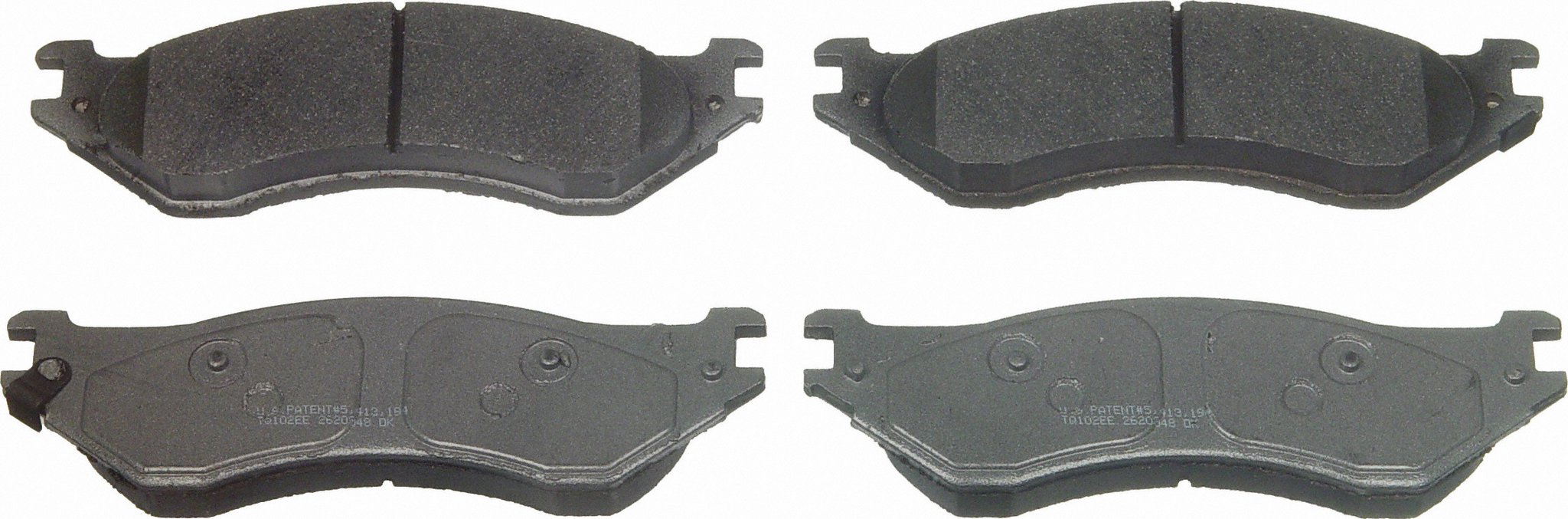 ThermoQuiet Rear Disc Brake Pad Set Semi-Metallic