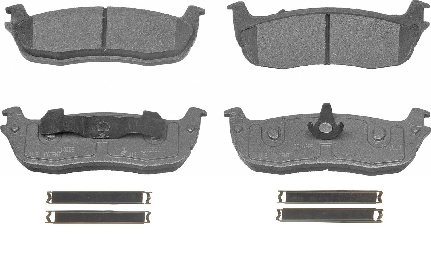 ThermoQuiet Rear Disc Brake Pad Set Semi-Metallic