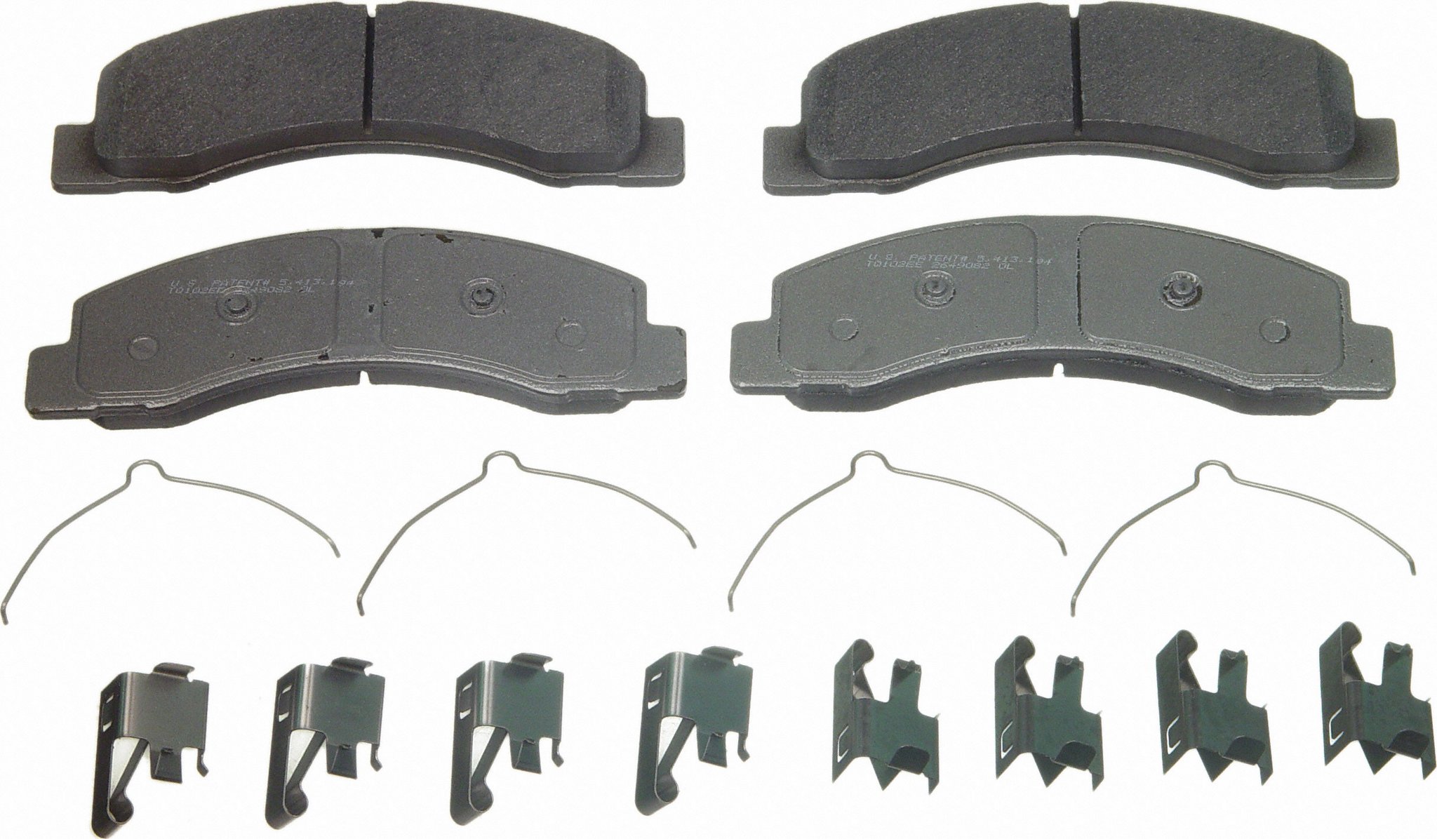 ThermoQuiet Front Disc Brake Pad Set Semi-Metallic