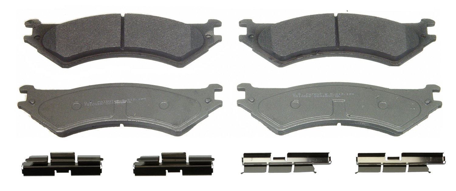 ThermoQuiet Rear Disc Brake Pad Set Semi-Metallic