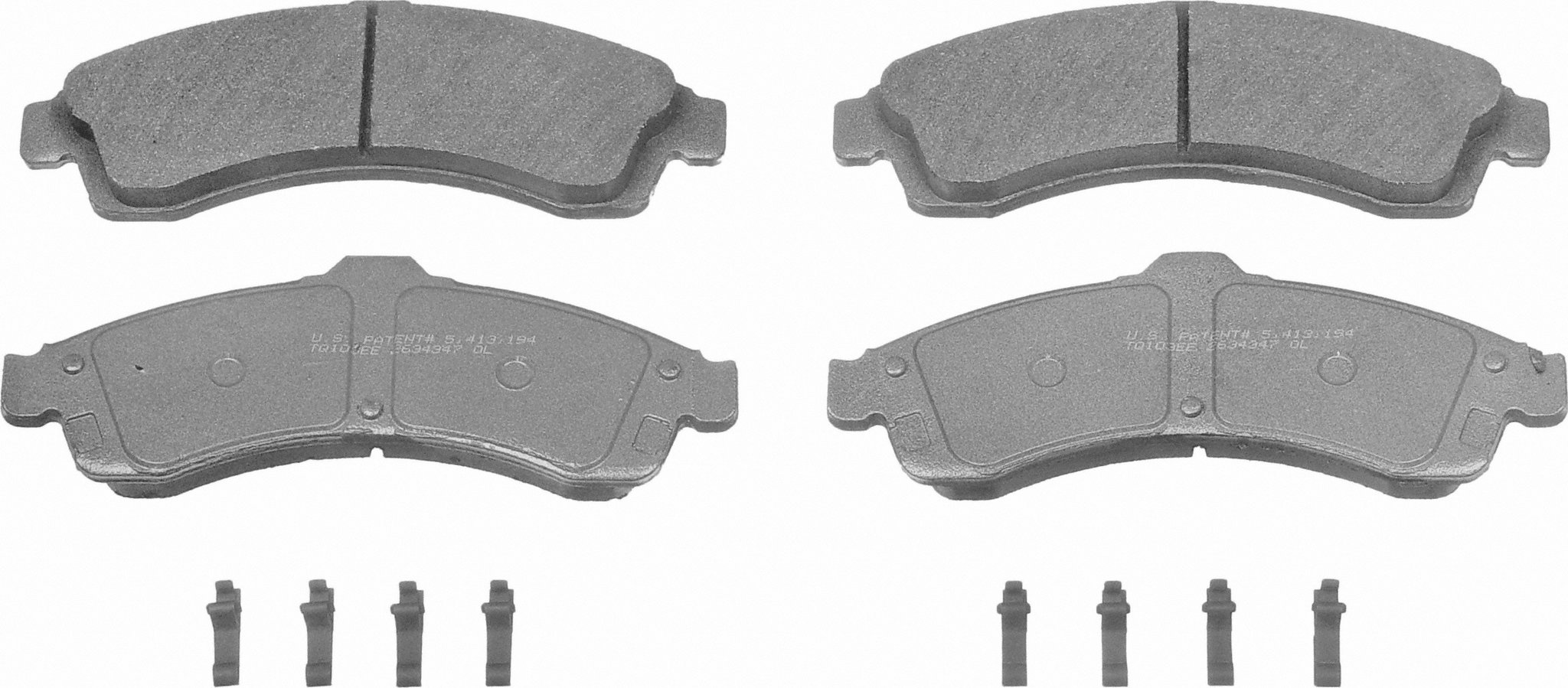 ThermoQuiet Front Disc Brake Pad Set Semi-Metallic