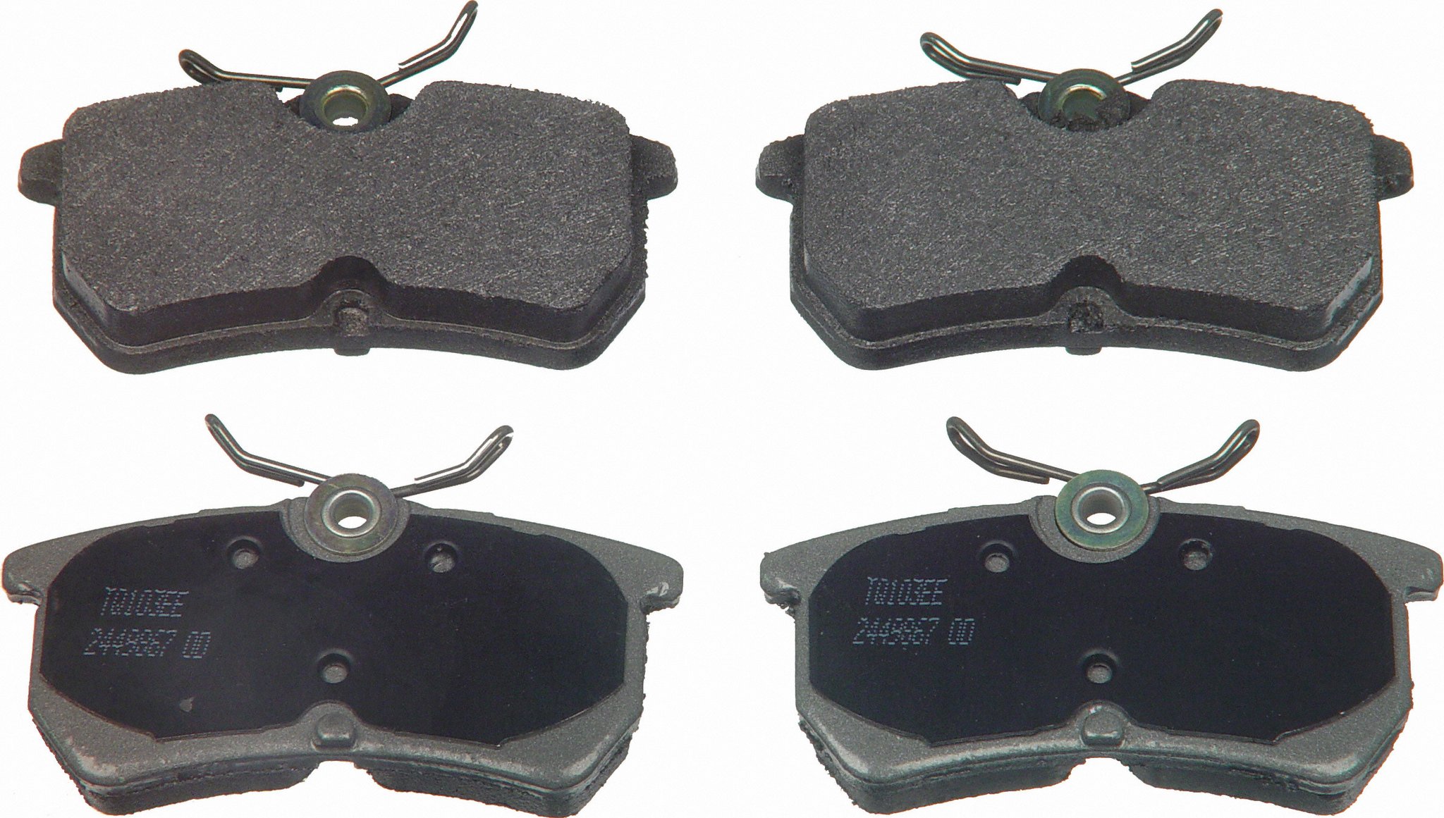 ThermoQuiet Rear Disc Brake Pad Set Semi-Metallic