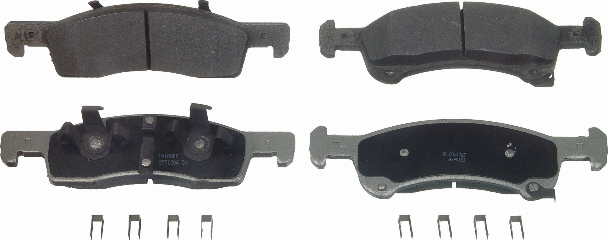 ThermoQuiet Front Disc Brake Pad Set Semi-Metallic