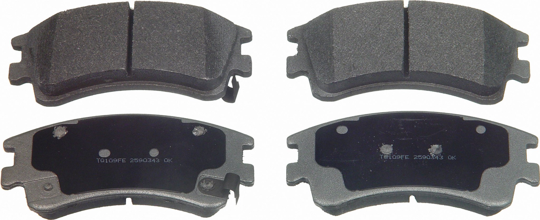 ThermoQuiet Front Disc Brake Pad Set Semi-Metallic