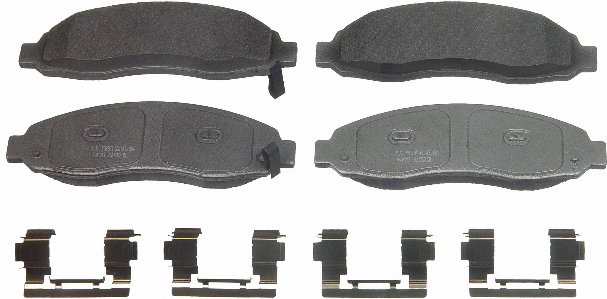 ThermoQuiet Front Disc Brake Pad Set Semi-Metallic