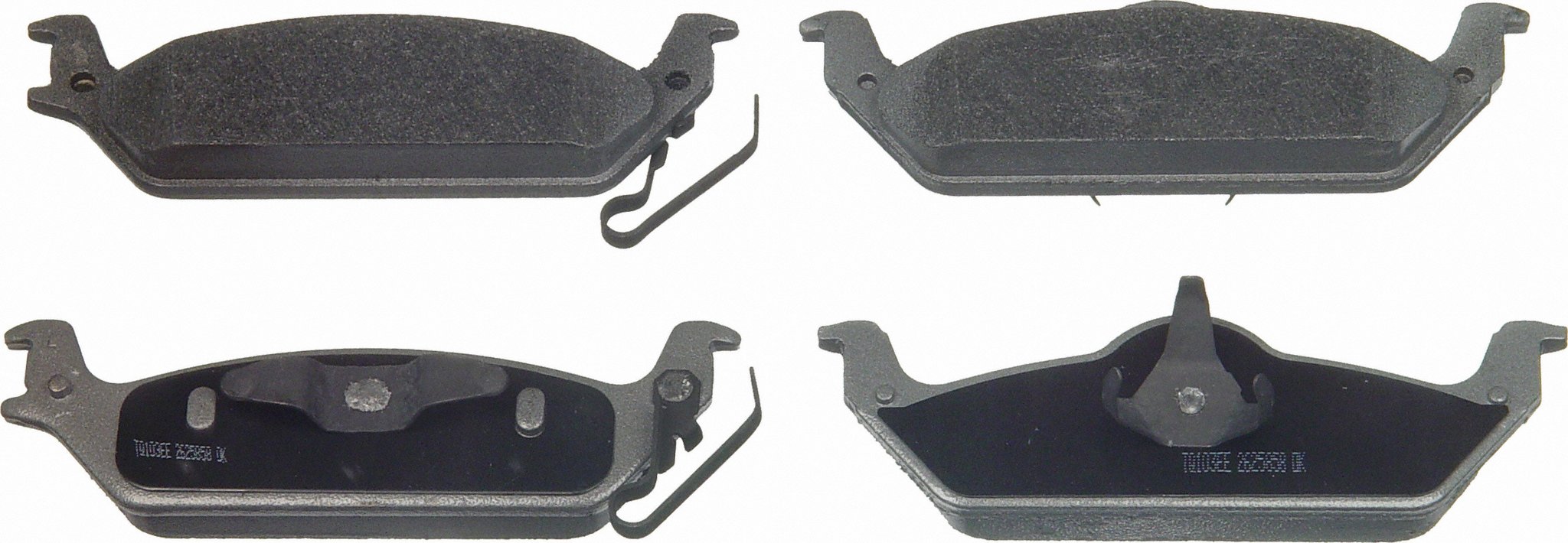 ThermoQuiet Rear Disc Brake Pad Set Semi-Metallic