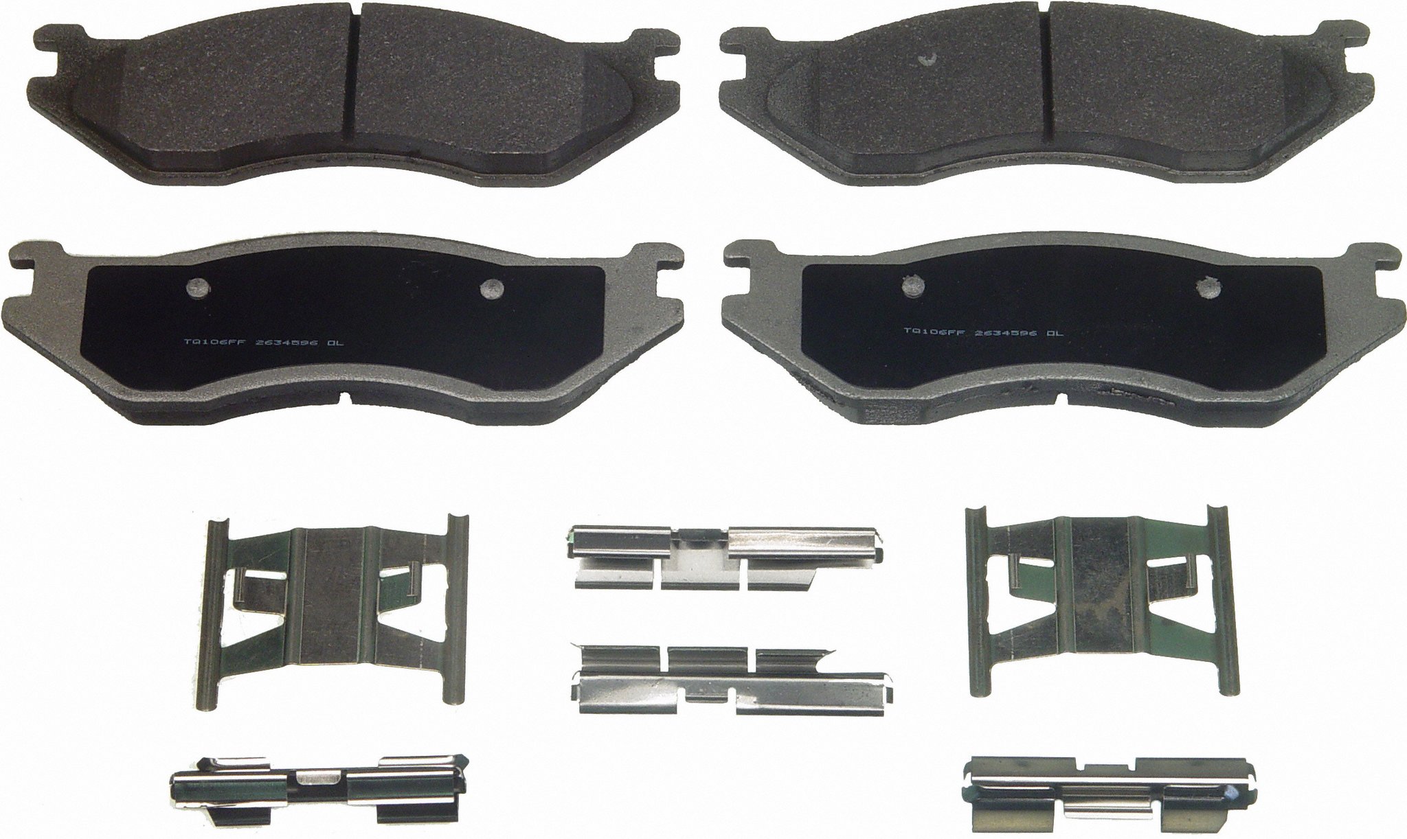 ThermoQuiet Front Disc Brake Pad Set Semi-Metallic