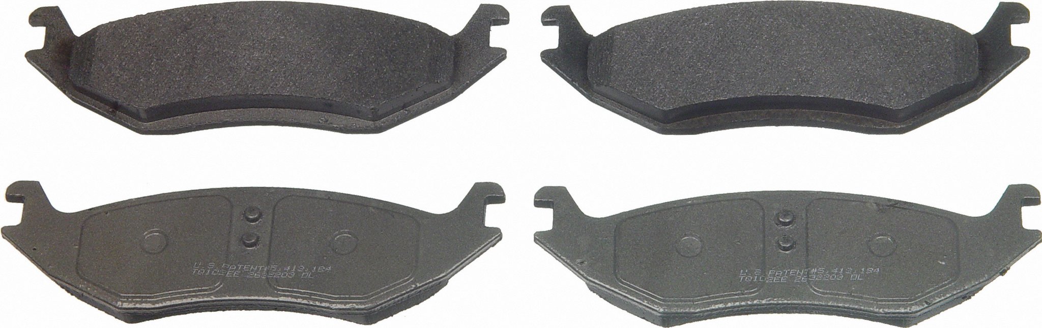 ThermoQuiet Rear Disc Brake Pad Set Semi-Metallic