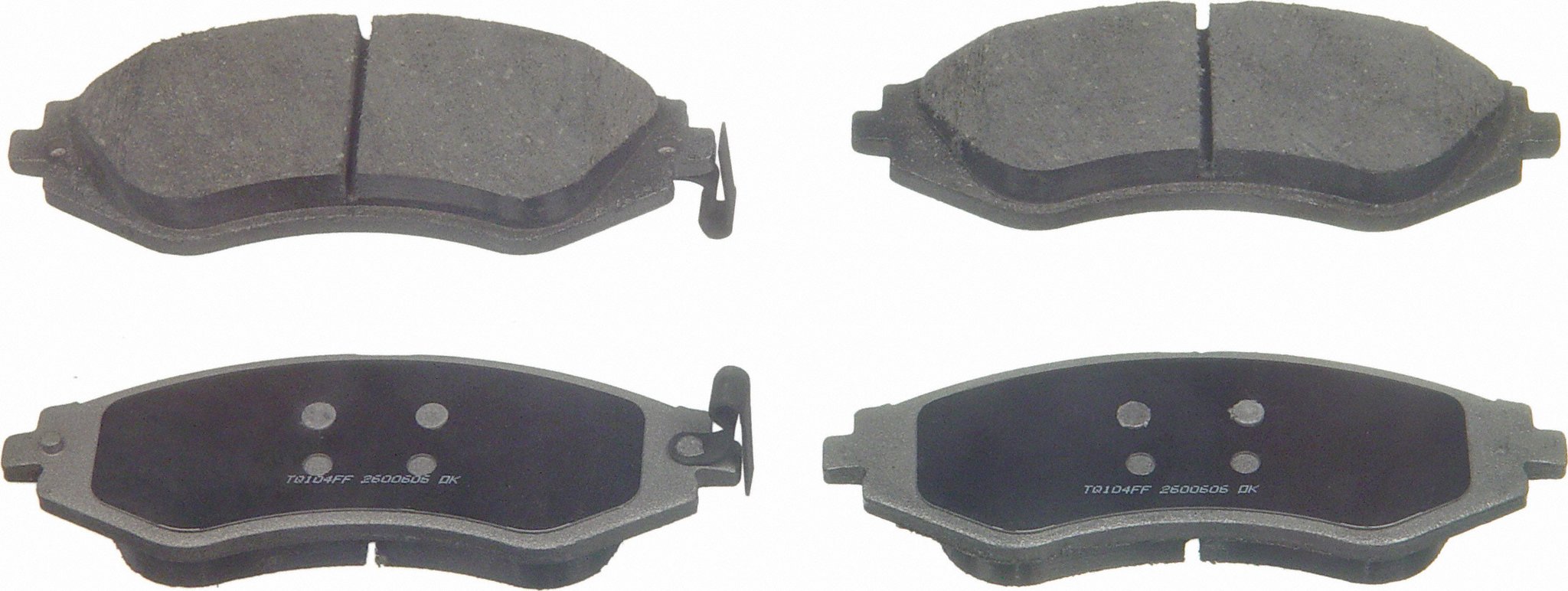 ThermoQuiet Front Disc Brake Pad Set Ceramic