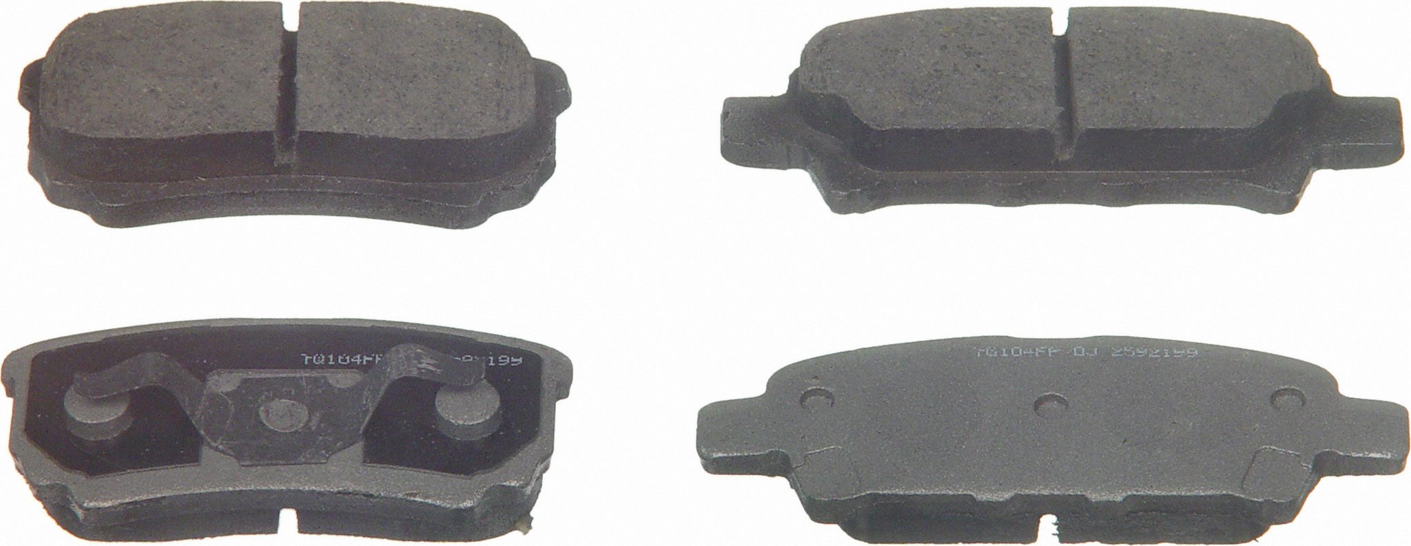 ThermoQuiet Rear Disc Brake Pad Set Ceramic