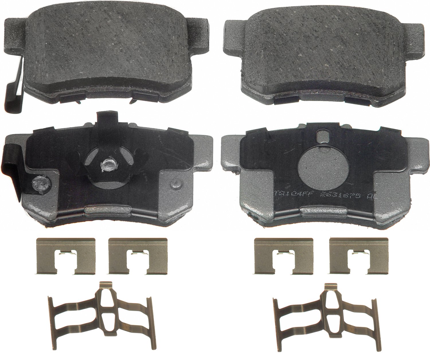ThermoQuiet Rear Disc Brake Pad Set Ceramic