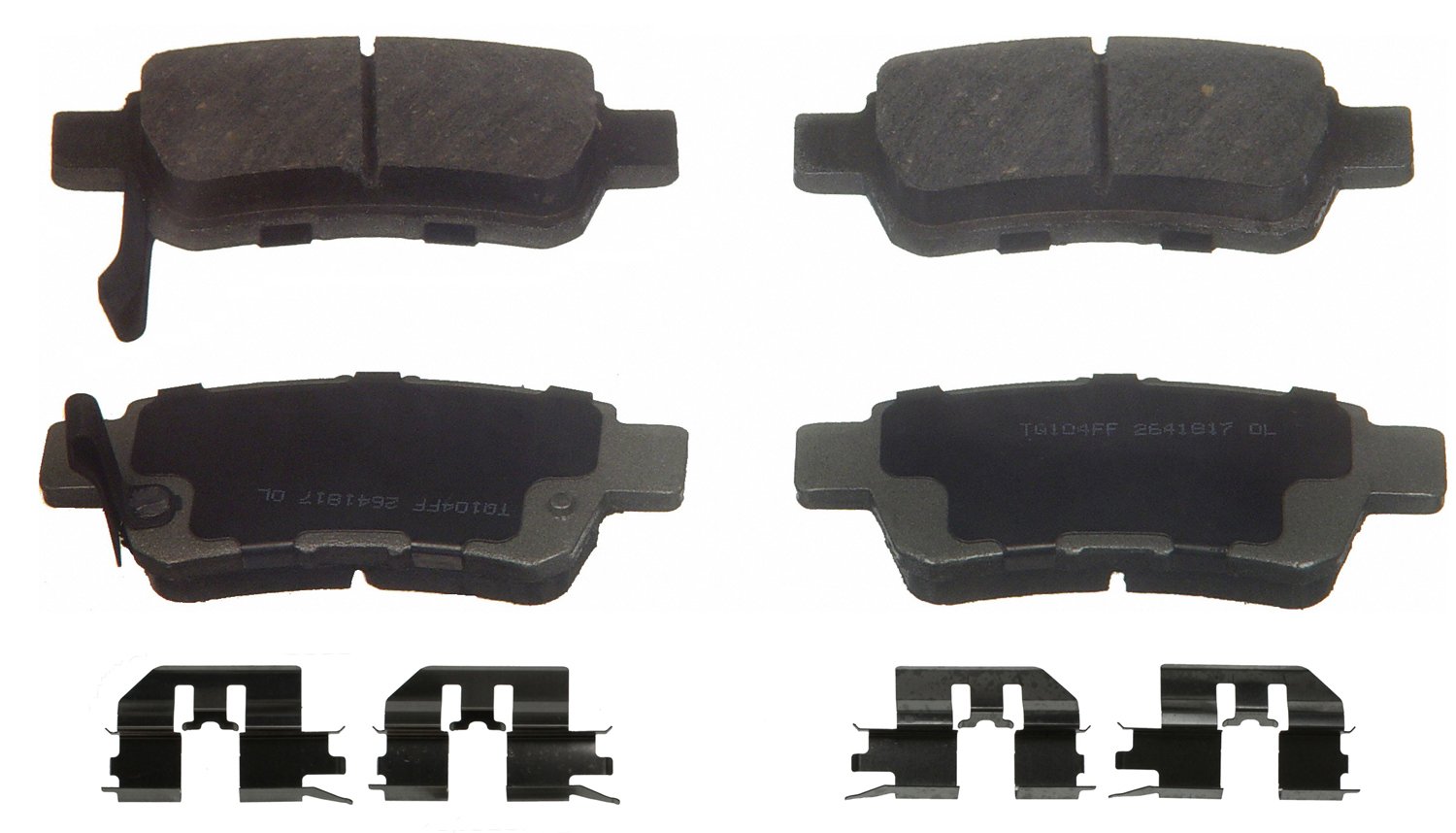 ThermoQuiet Rear Disc Brake Pad Set Ceramic