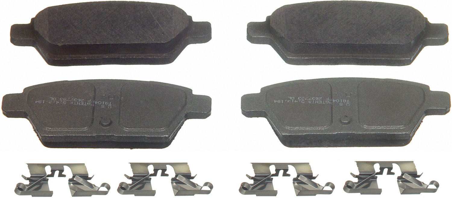 ThermoQuiet Rear Disc Brake Pad Set Ceramic