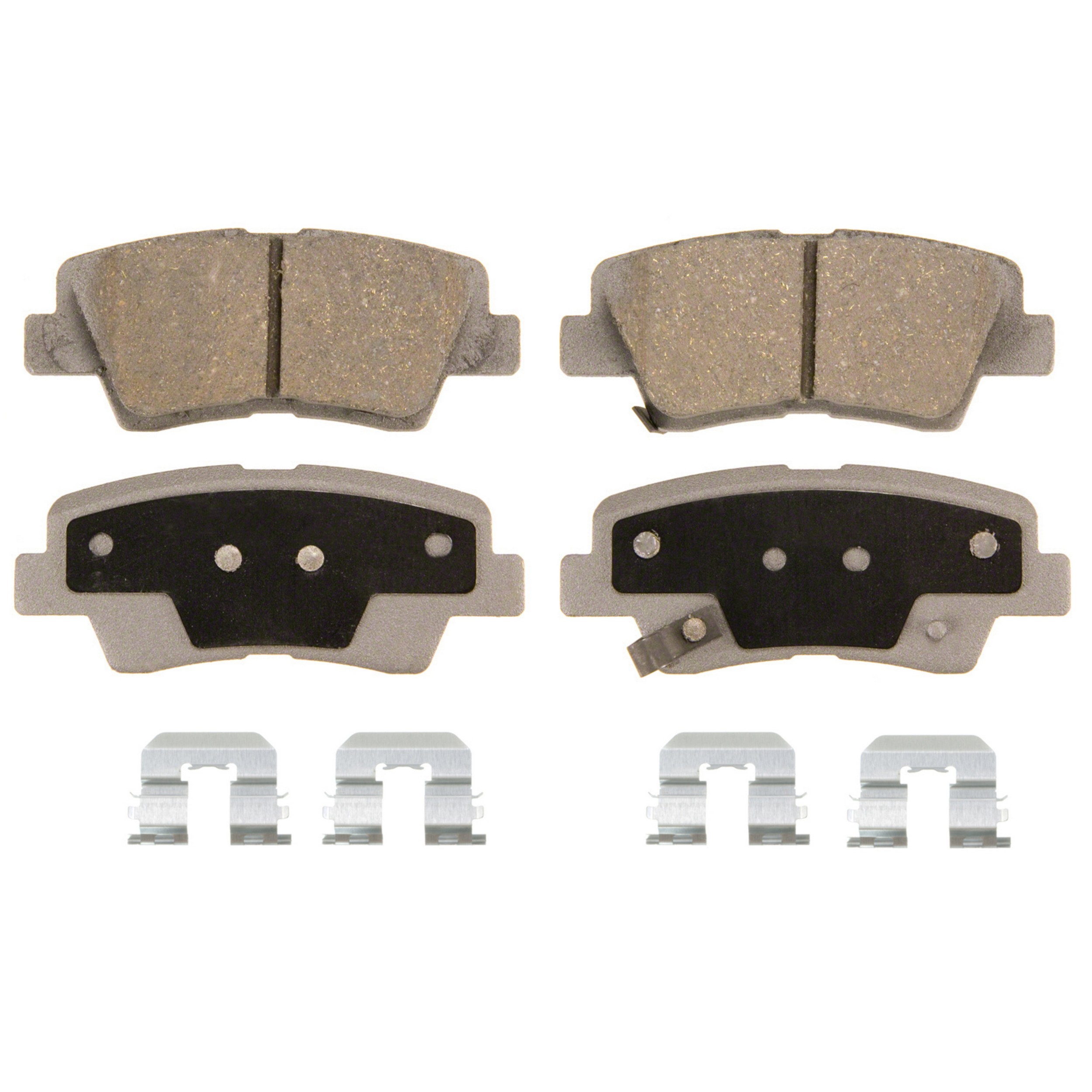ThermoQuiet Rear Disc Brake Pad Set Ceramic