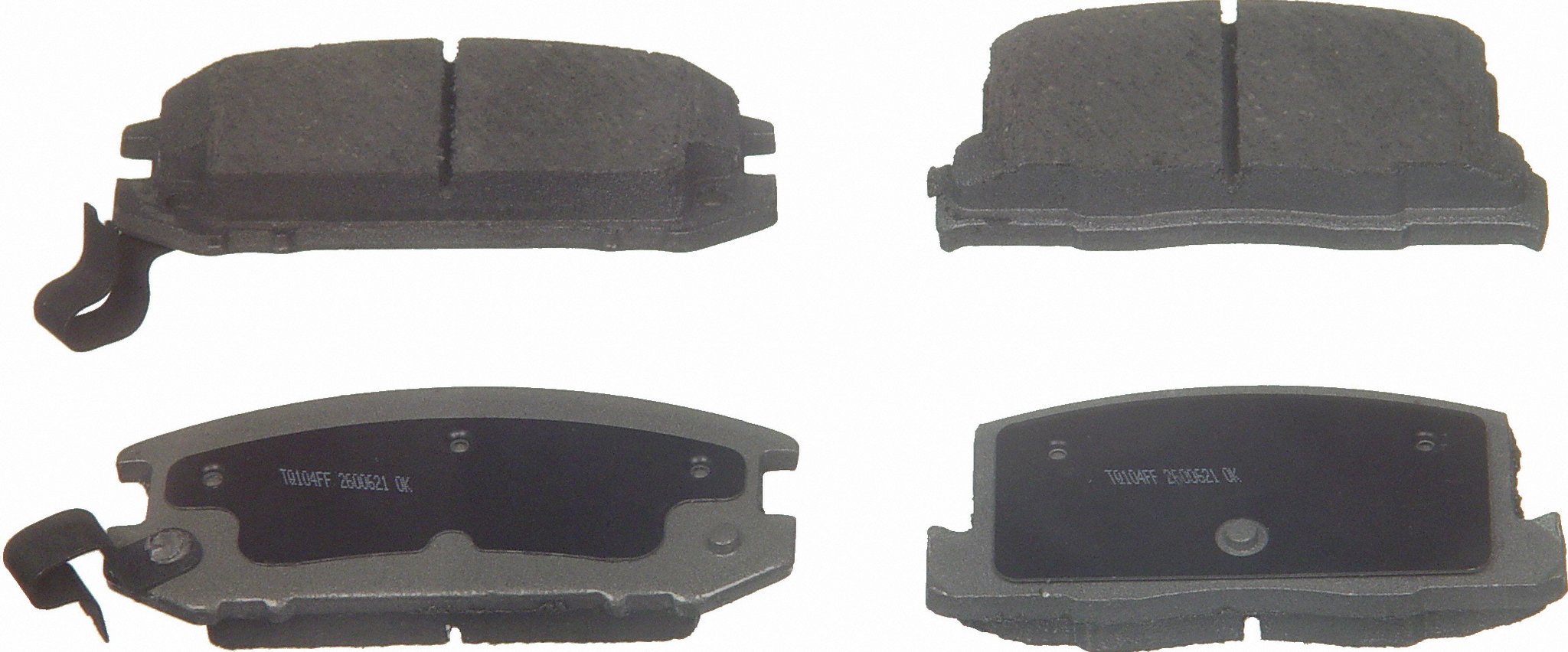 ThermoQuiet Rear Disc Brake Pad Set Ceramic