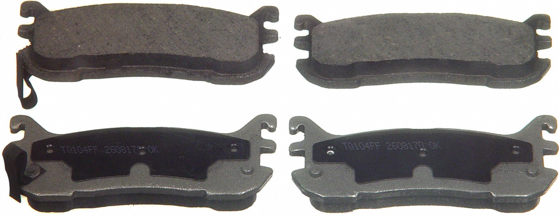 ThermoQuiet Rear Disc Brake Pad Set Ceramic