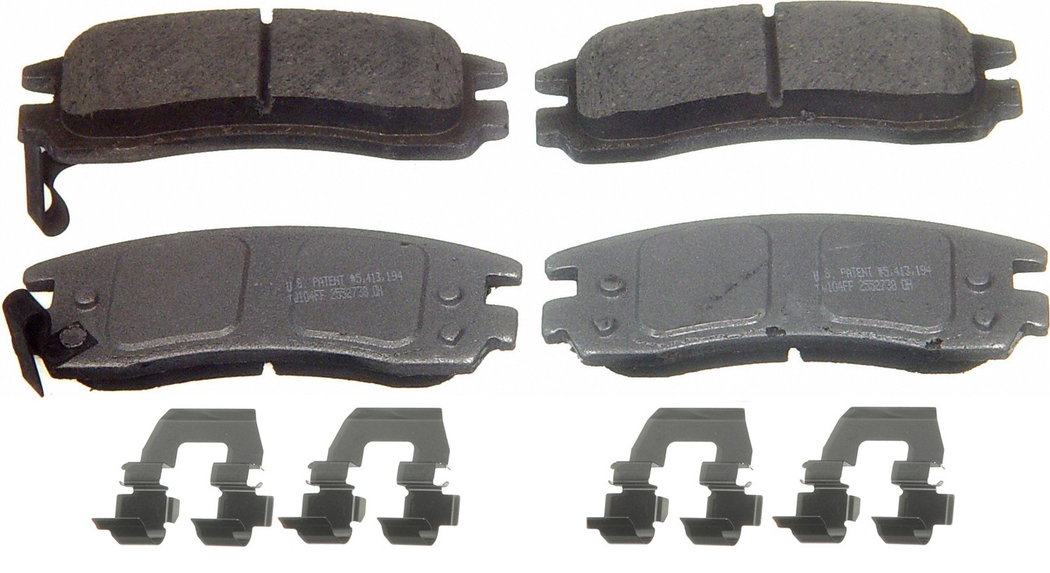 ThermoQuiet Rear Disc Brake Pad Set Ceramic