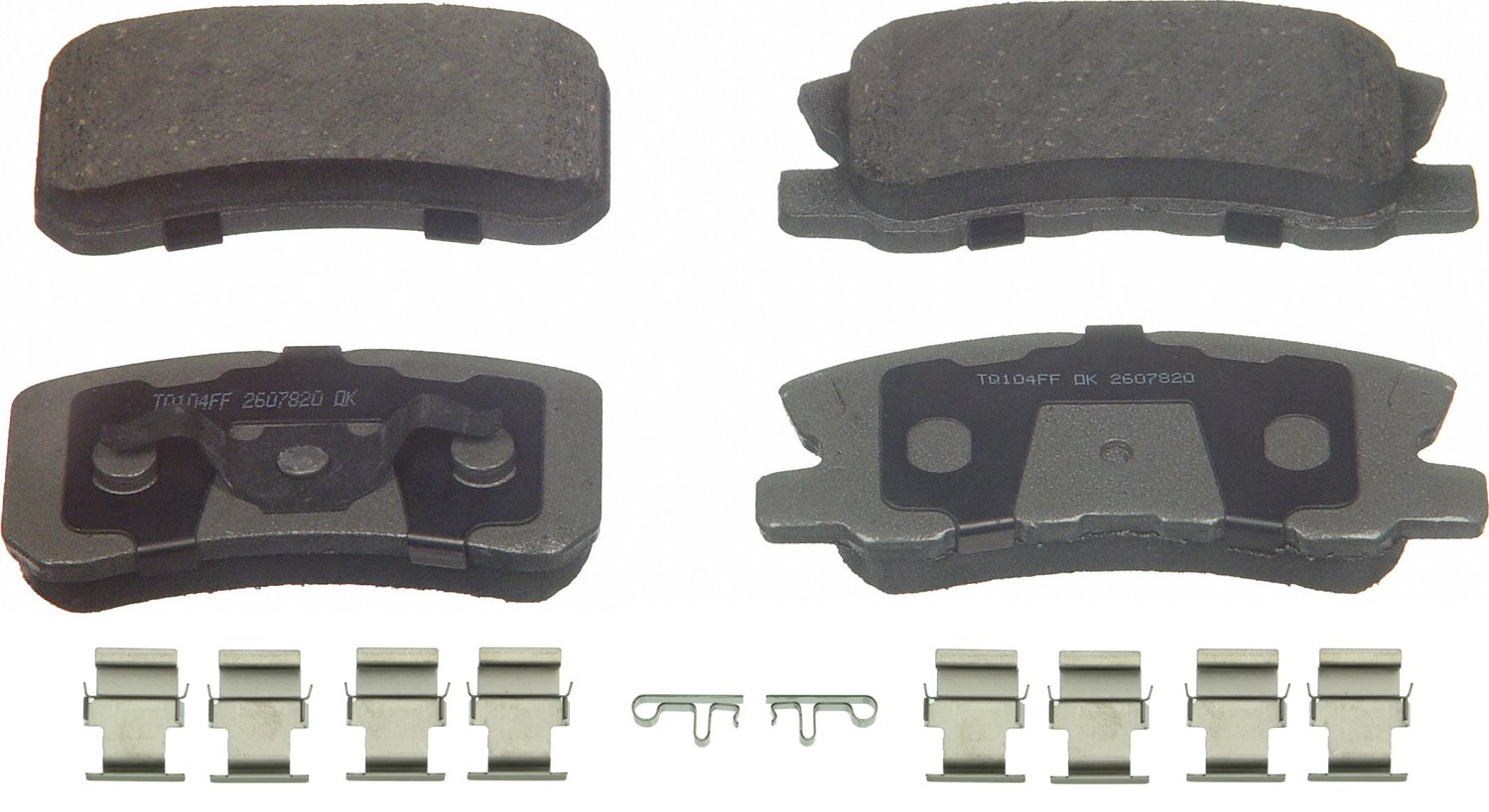 ThermoQuiet Rear Disc Brake Pad Set Ceramic