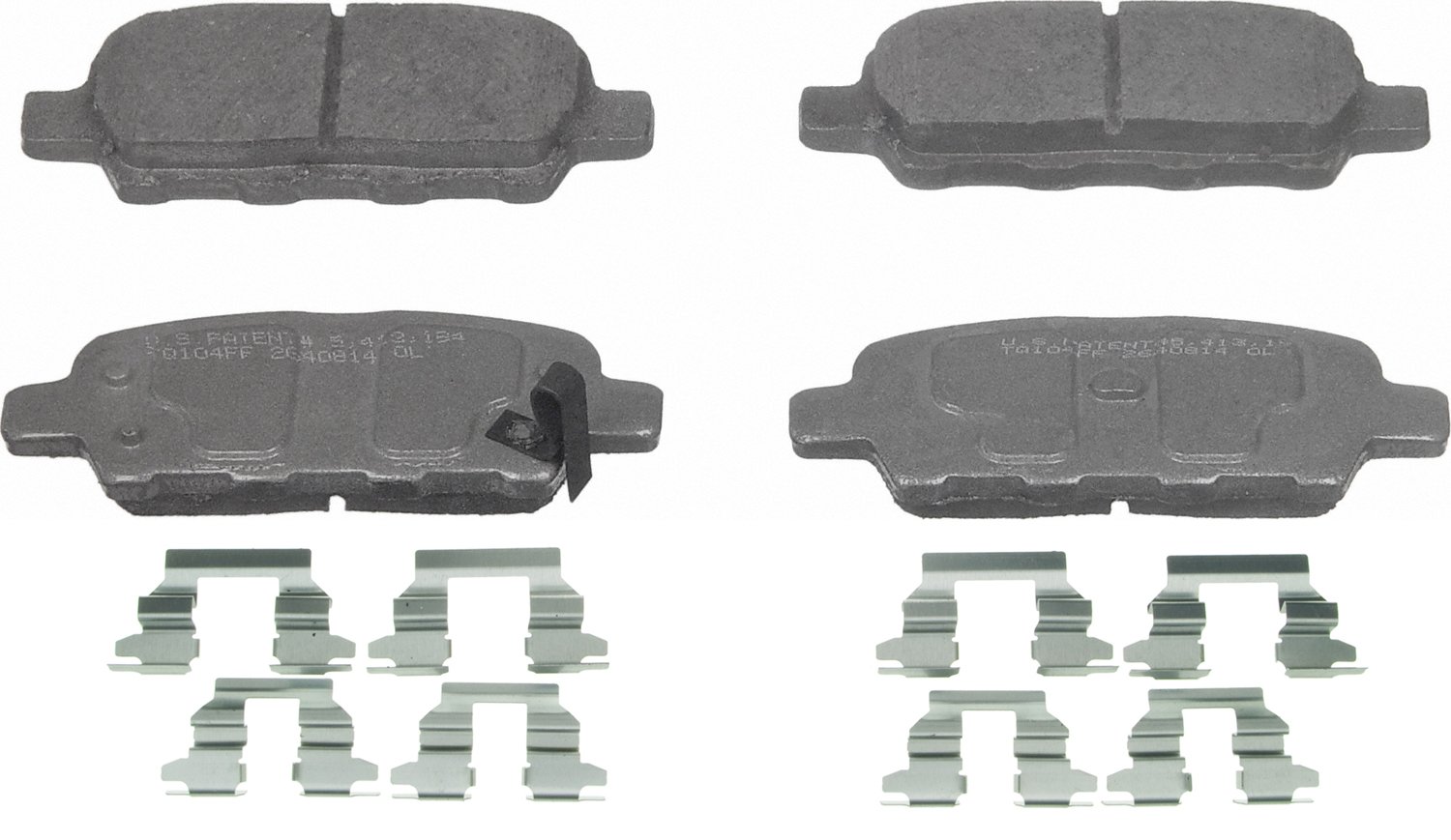 ThermoQuiet Rear Disc Brake Pad Set Ceramic