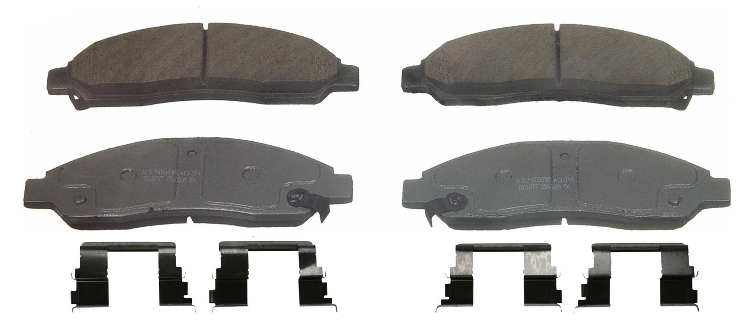 ThermoQuiet Front Disc Brake Pad Set Ceramic