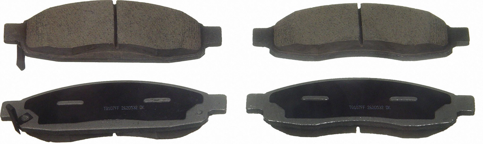 ThermoQuiet Front Disc Brake Pad Set Ceramic