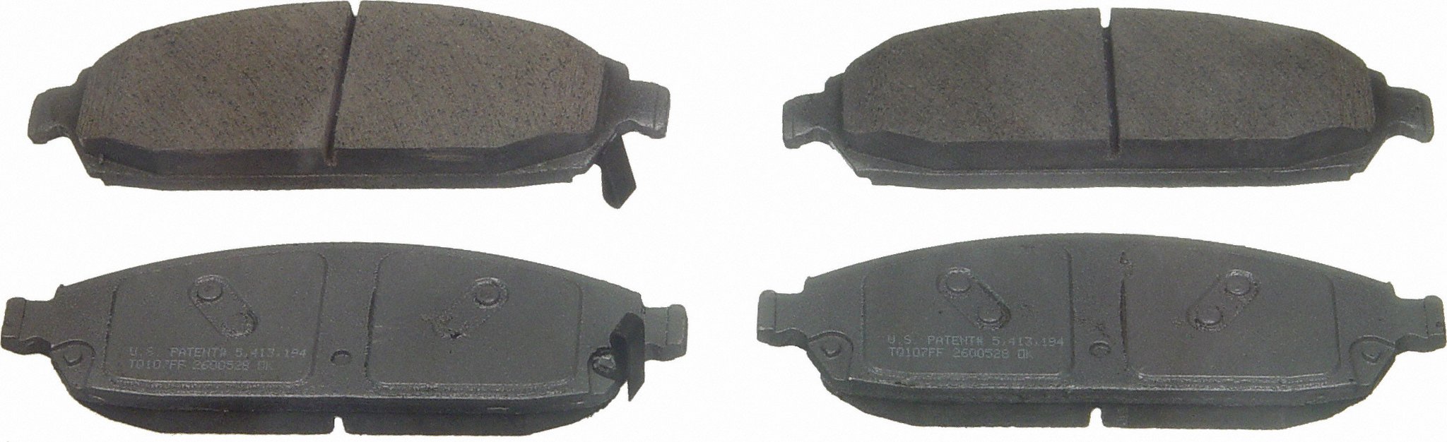 ThermoQuiet Front Disc Brake Pad Set Ceramic