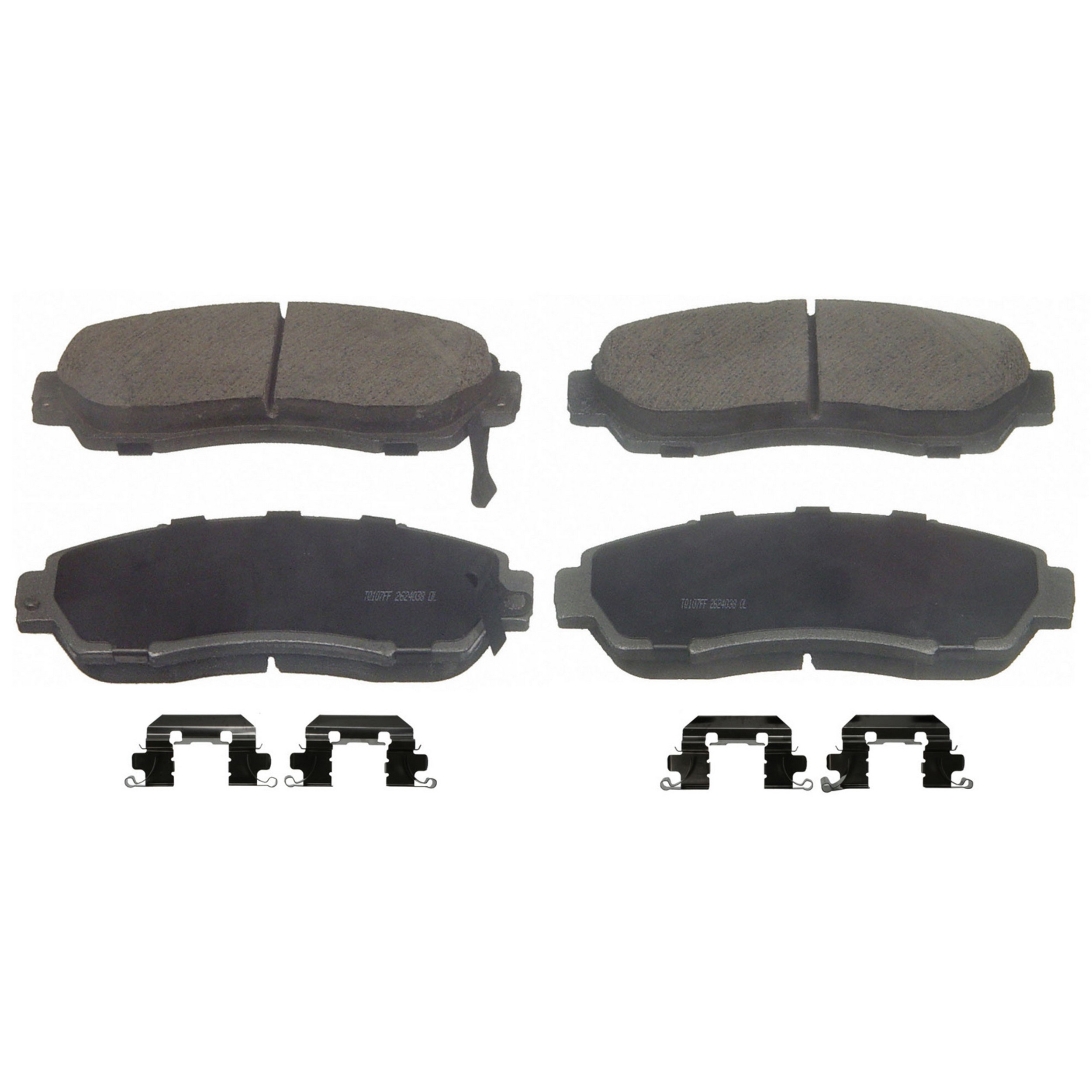 ThermoQuiet Front Disc Brake Pad Set Ceramic