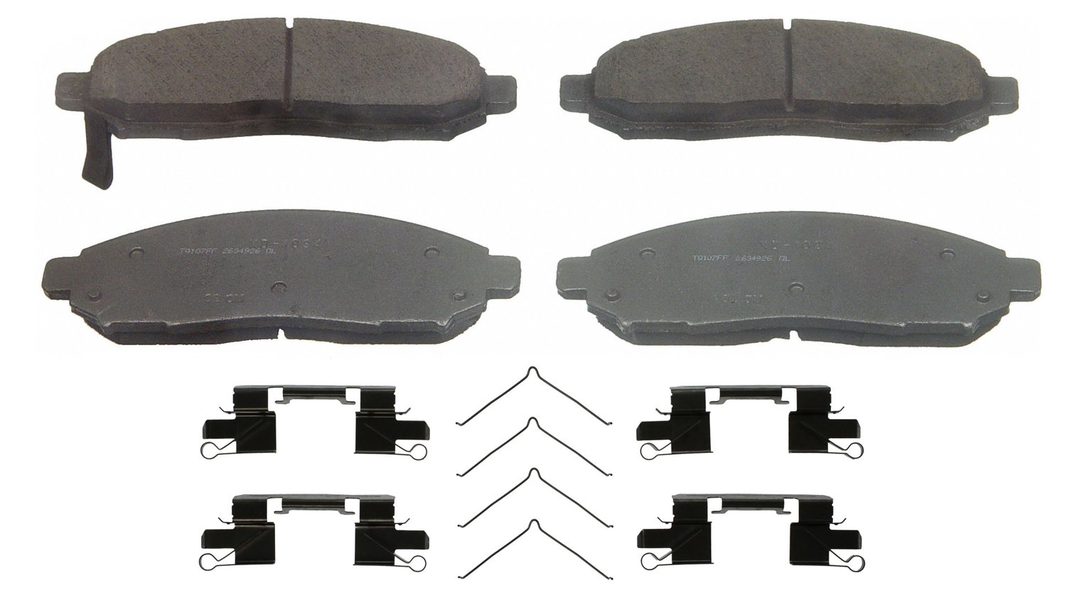 ThermoQuiet Front Disc Brake Pad Set Ceramic
