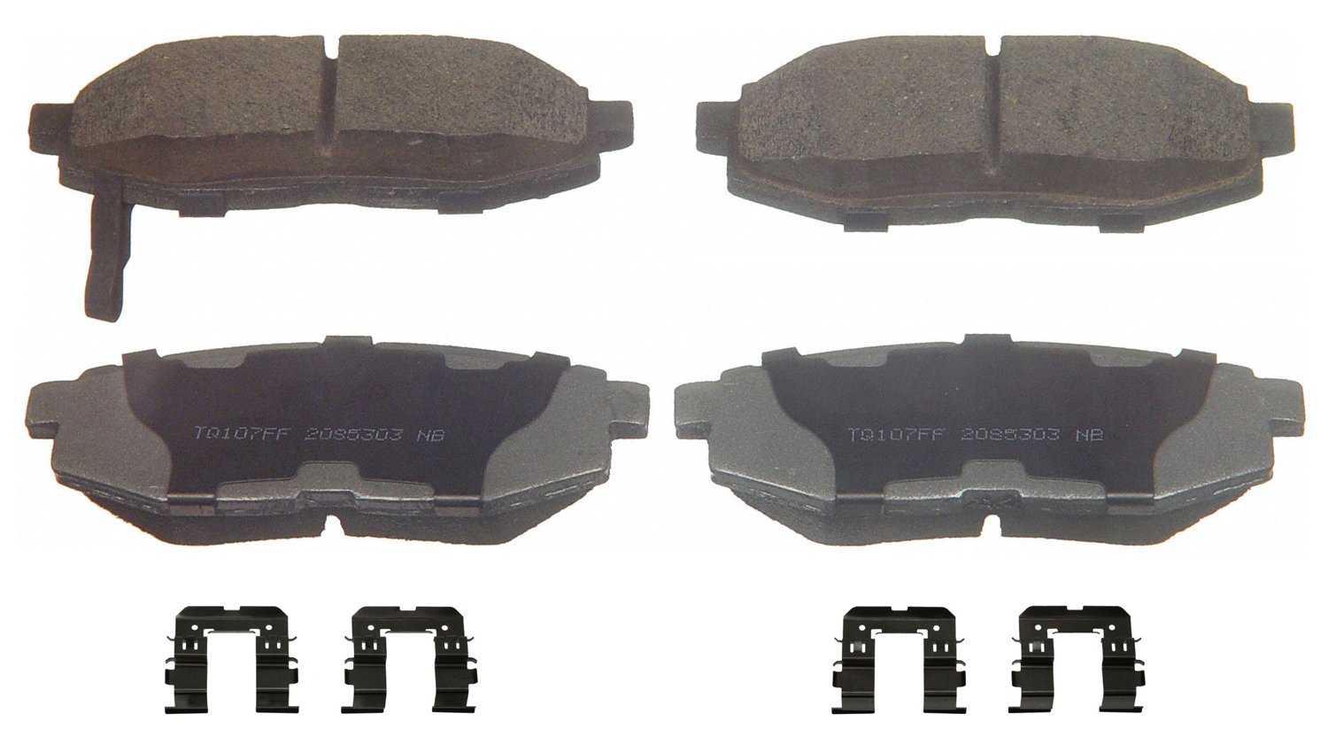 ThermoQuiet Rear Disc Brake Pad Set Ceramic