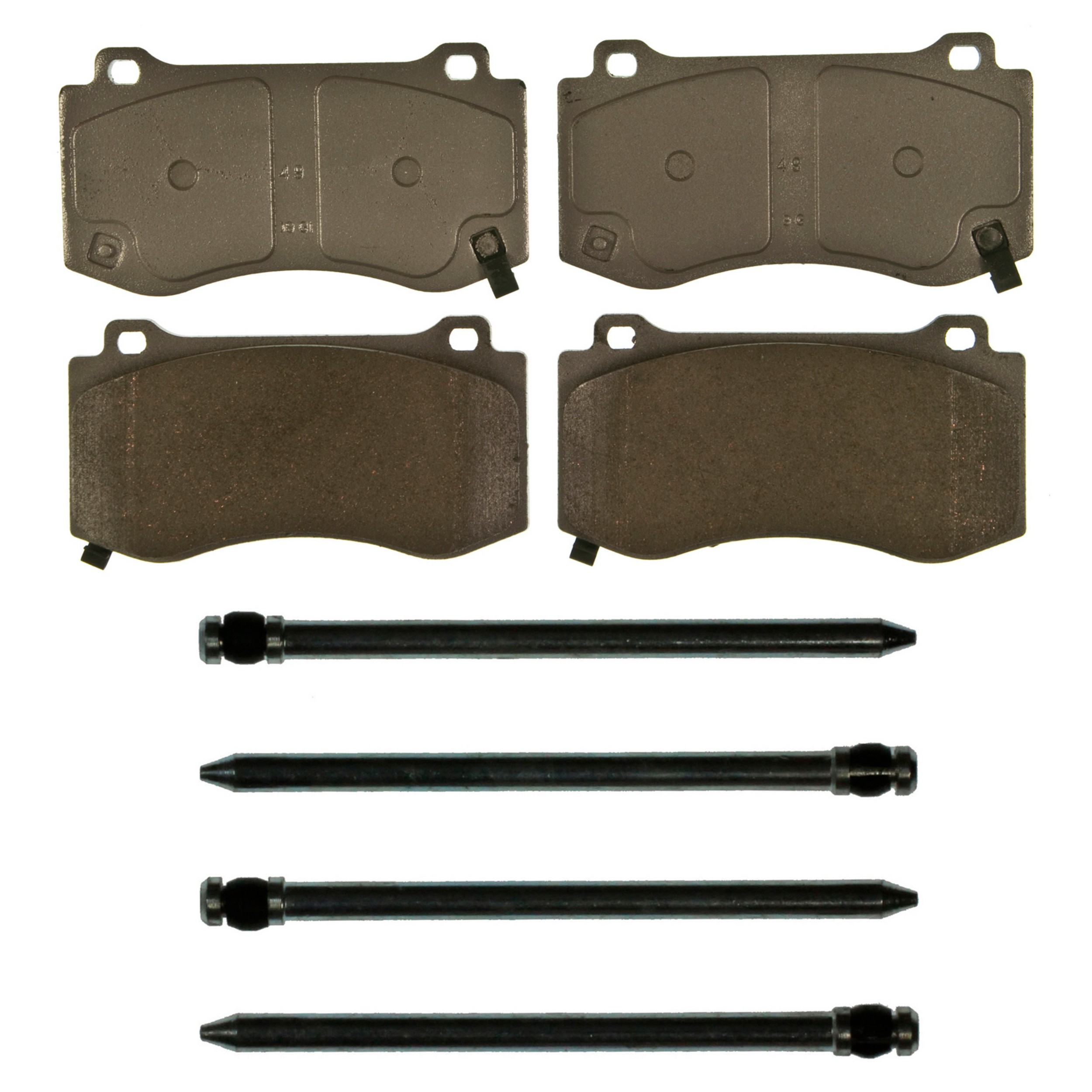 ThermoQuiet Front Disc Brake Pad Set Ceramic
