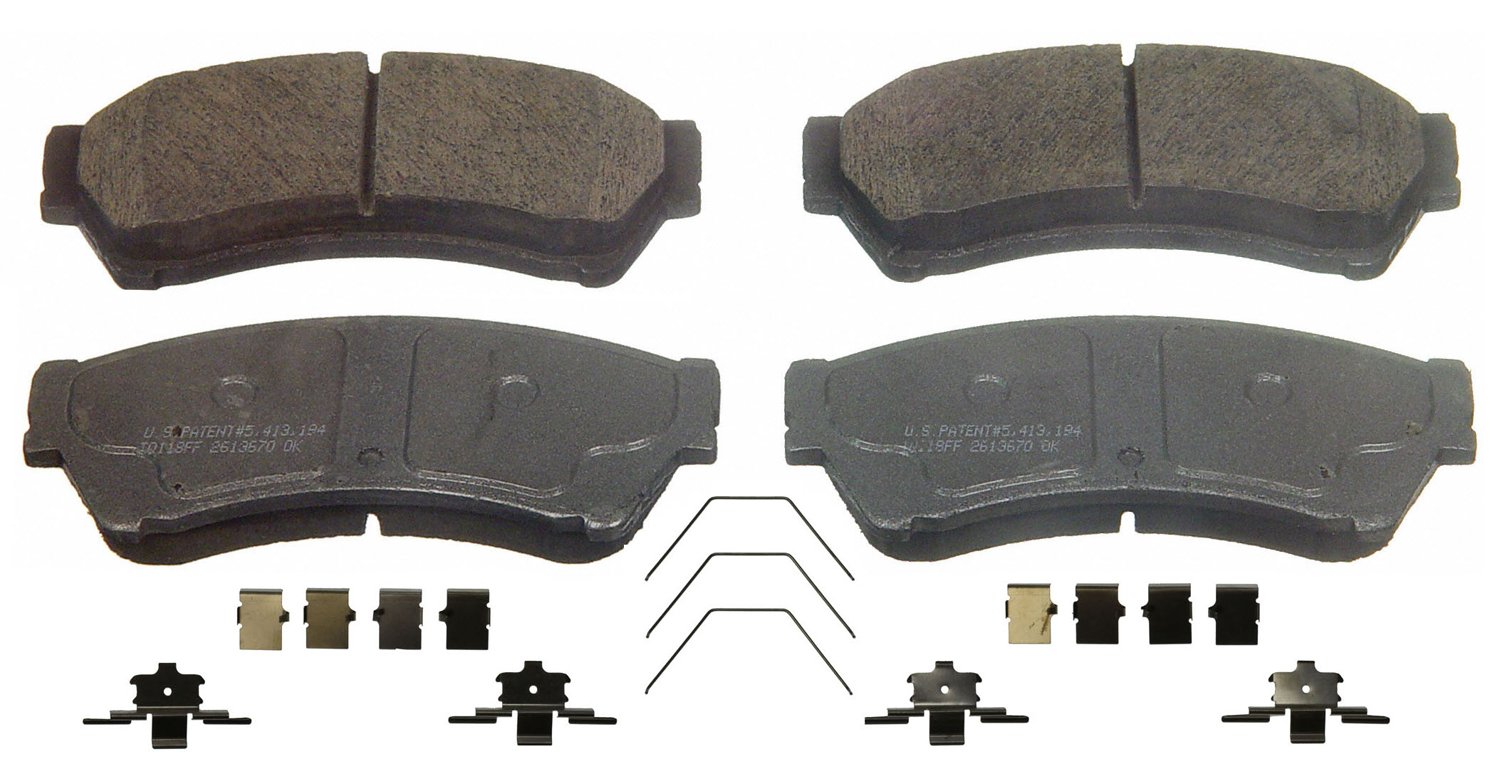 ThermoQuiet Front Disc Brake Pad Set Ceramic