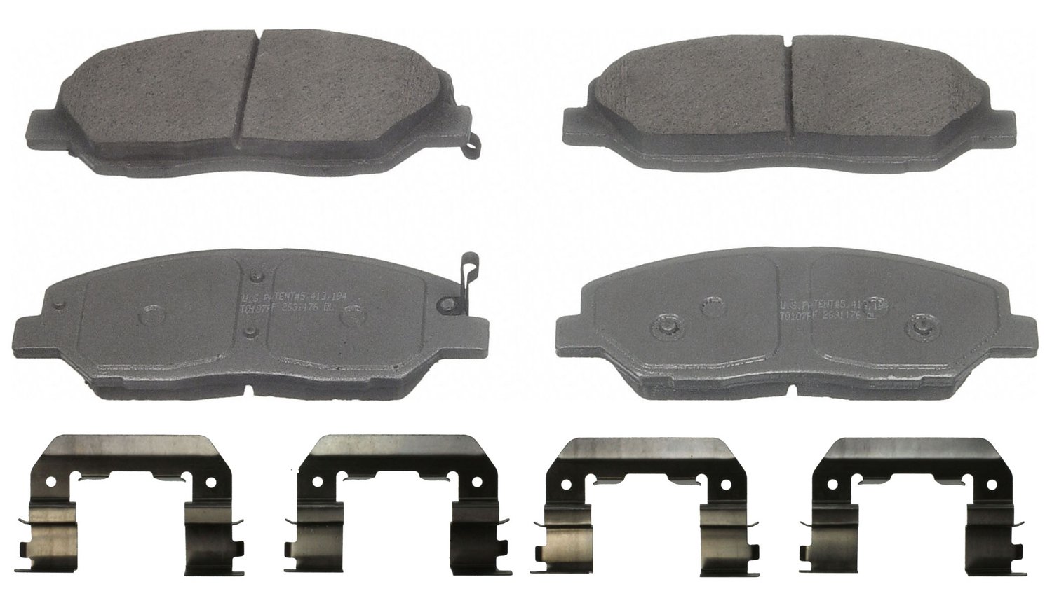 ThermoQuiet Front Disc Brake Pad Set Ceramic