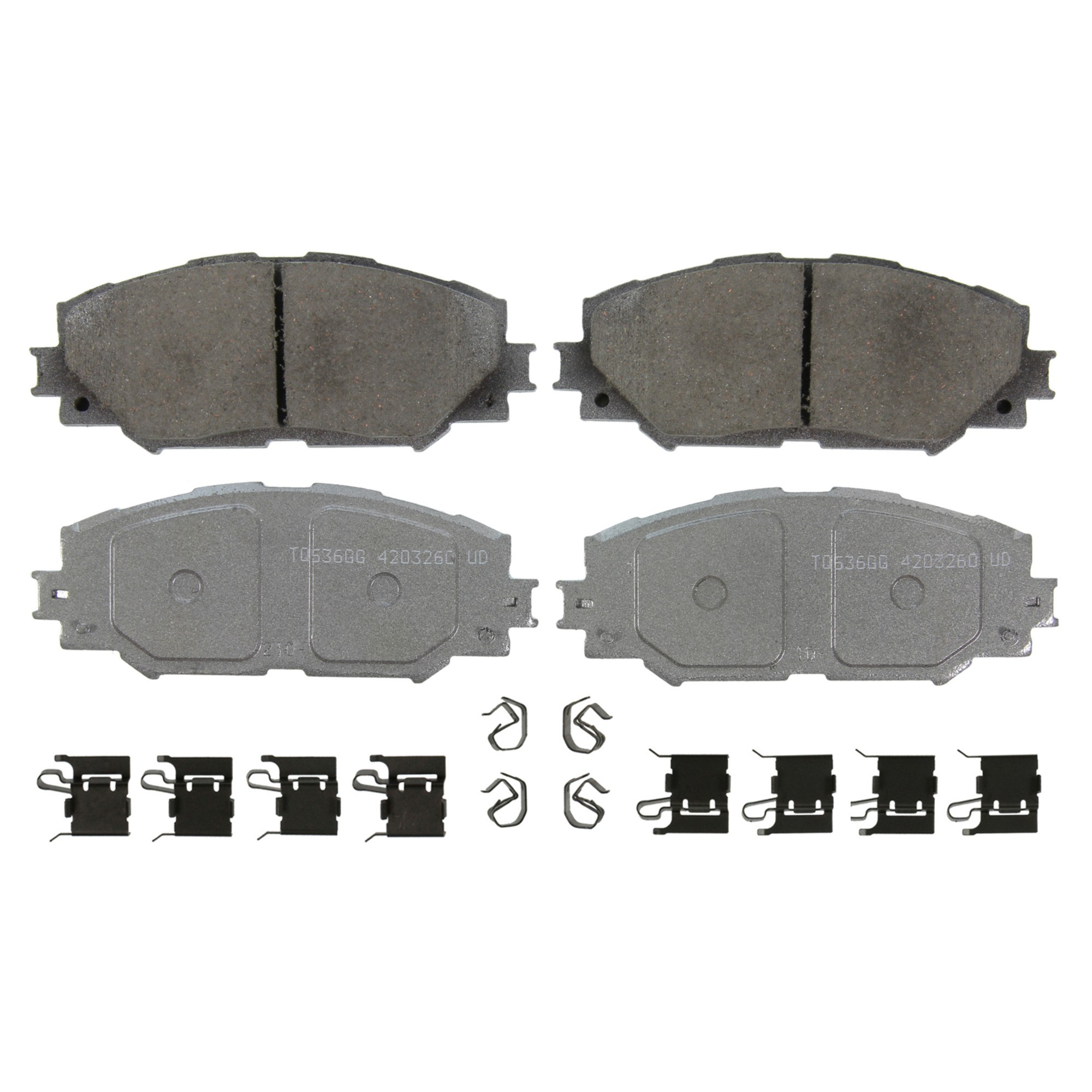 ThermoQuiet Front Disc Brake Pad Set Ceramic