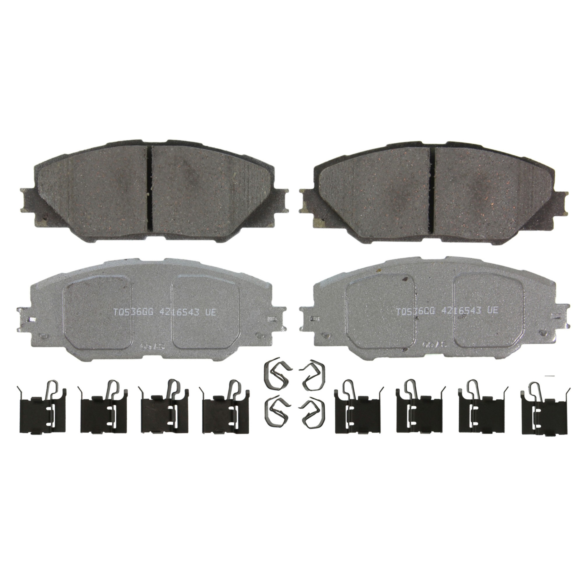 ThermoQuiet Front Disc Brake Pad Set Ceramic