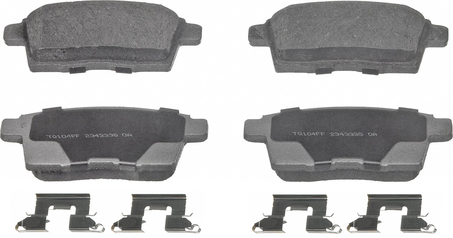 ThermoQuiet Rear Disc Brake Pad Set Ceramic