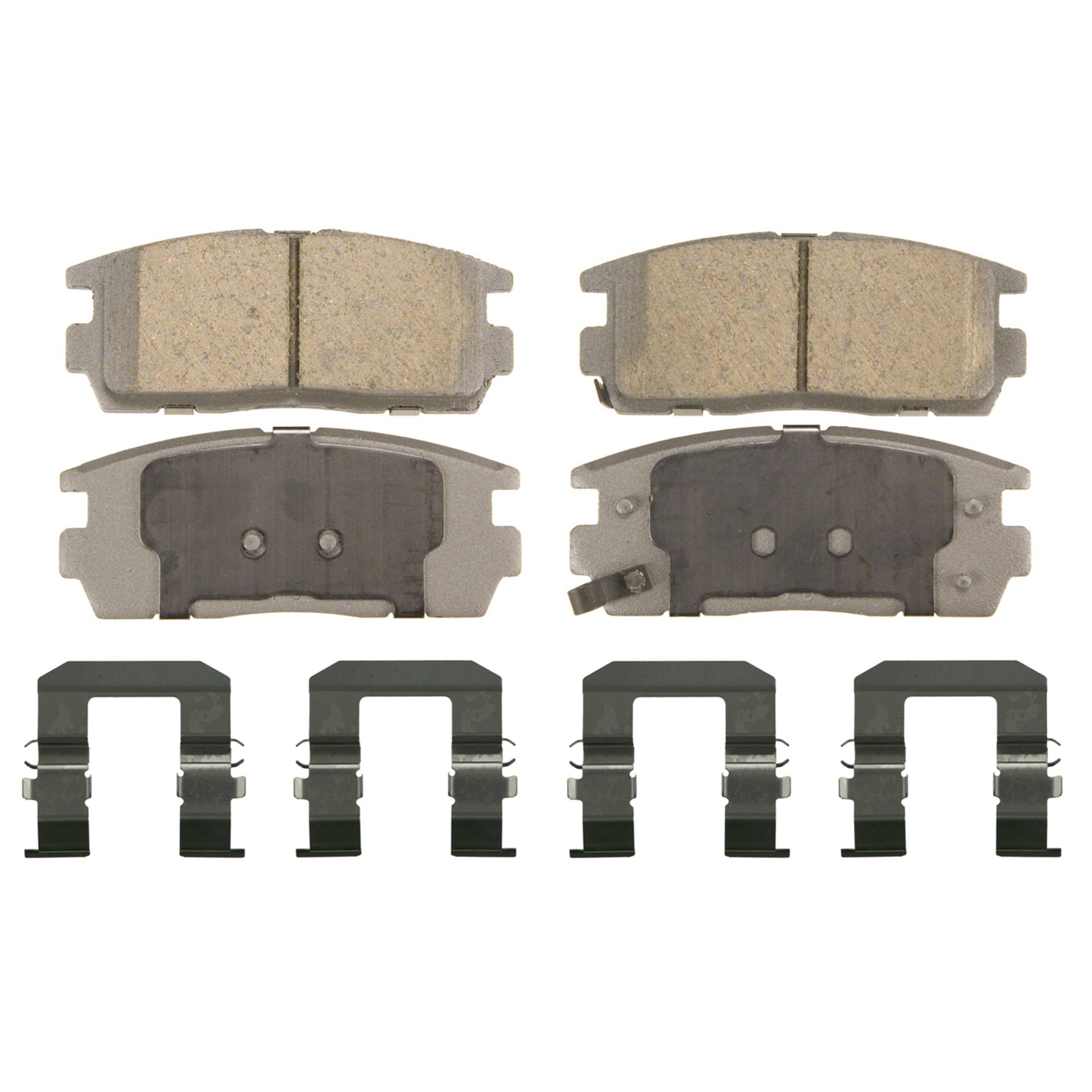 ThermoQuiet Rear Disc Brake Pad Set Ceramic