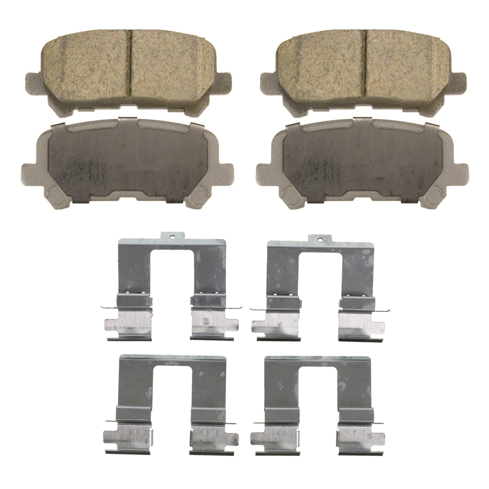 ThermoQuiet Rear Disc Brake Pad Set Ceramic