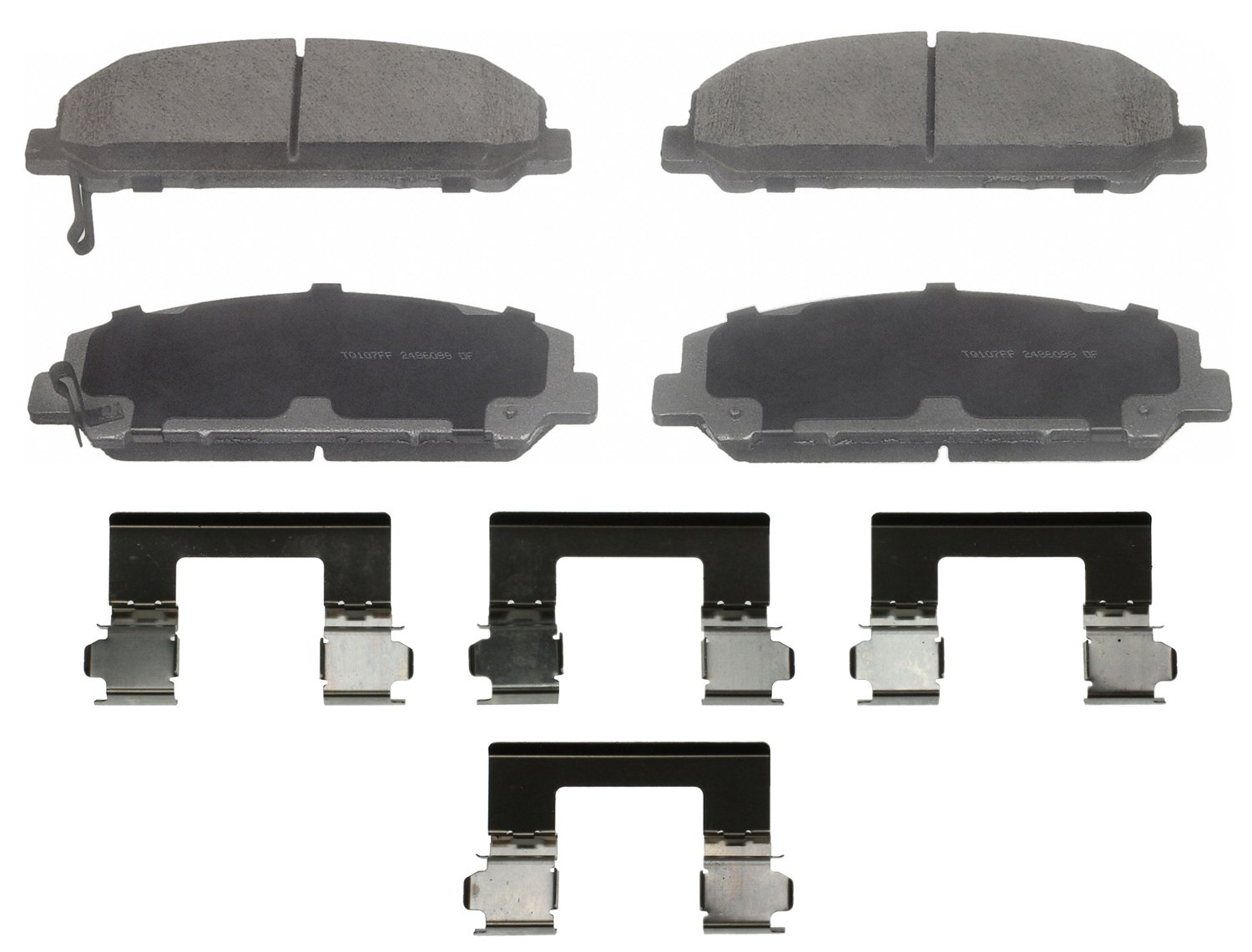 ThermoQuiet Front Disc Brake Pad Set Ceramic