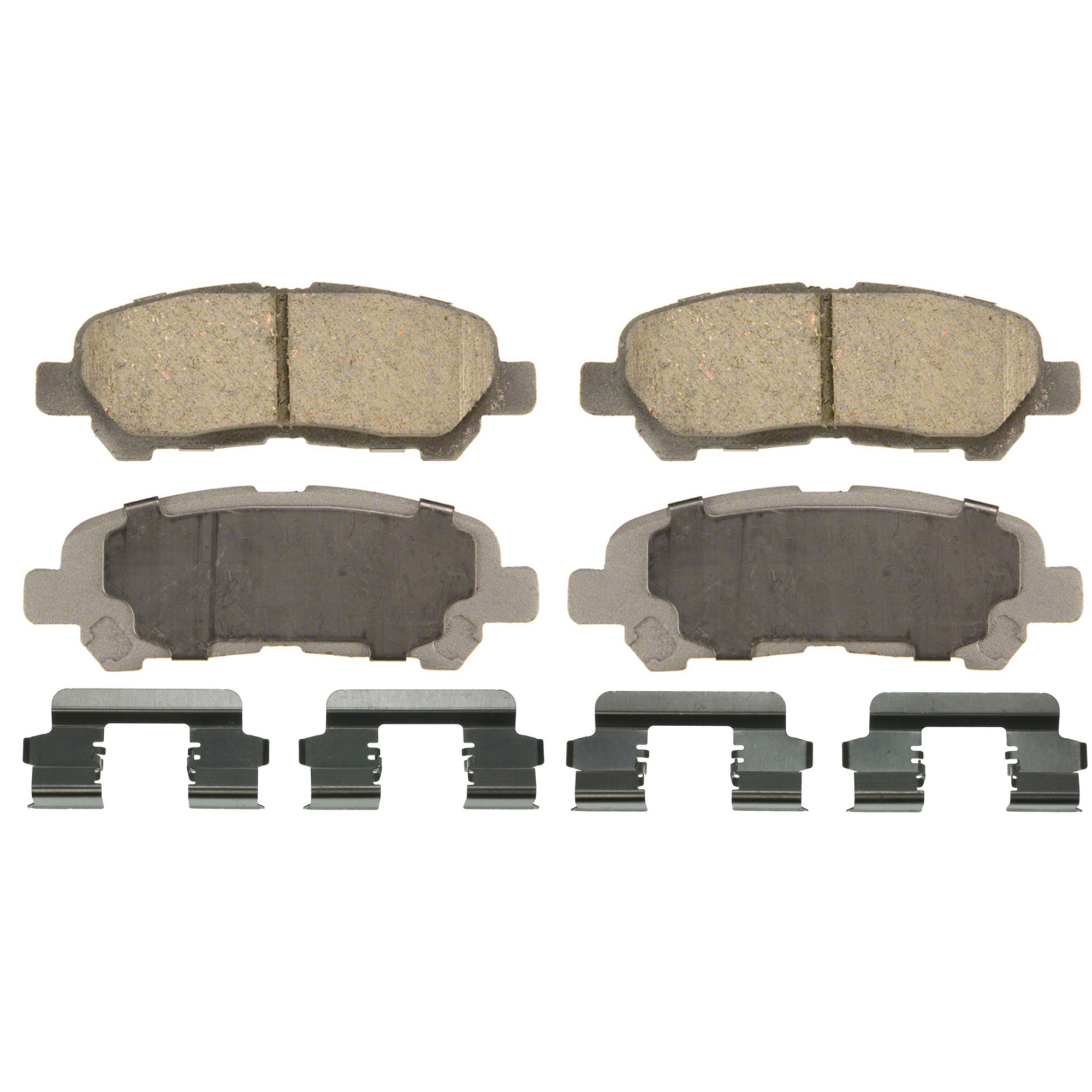 ThermoQuiet Rear Disc Brake Pad Set Ceramic