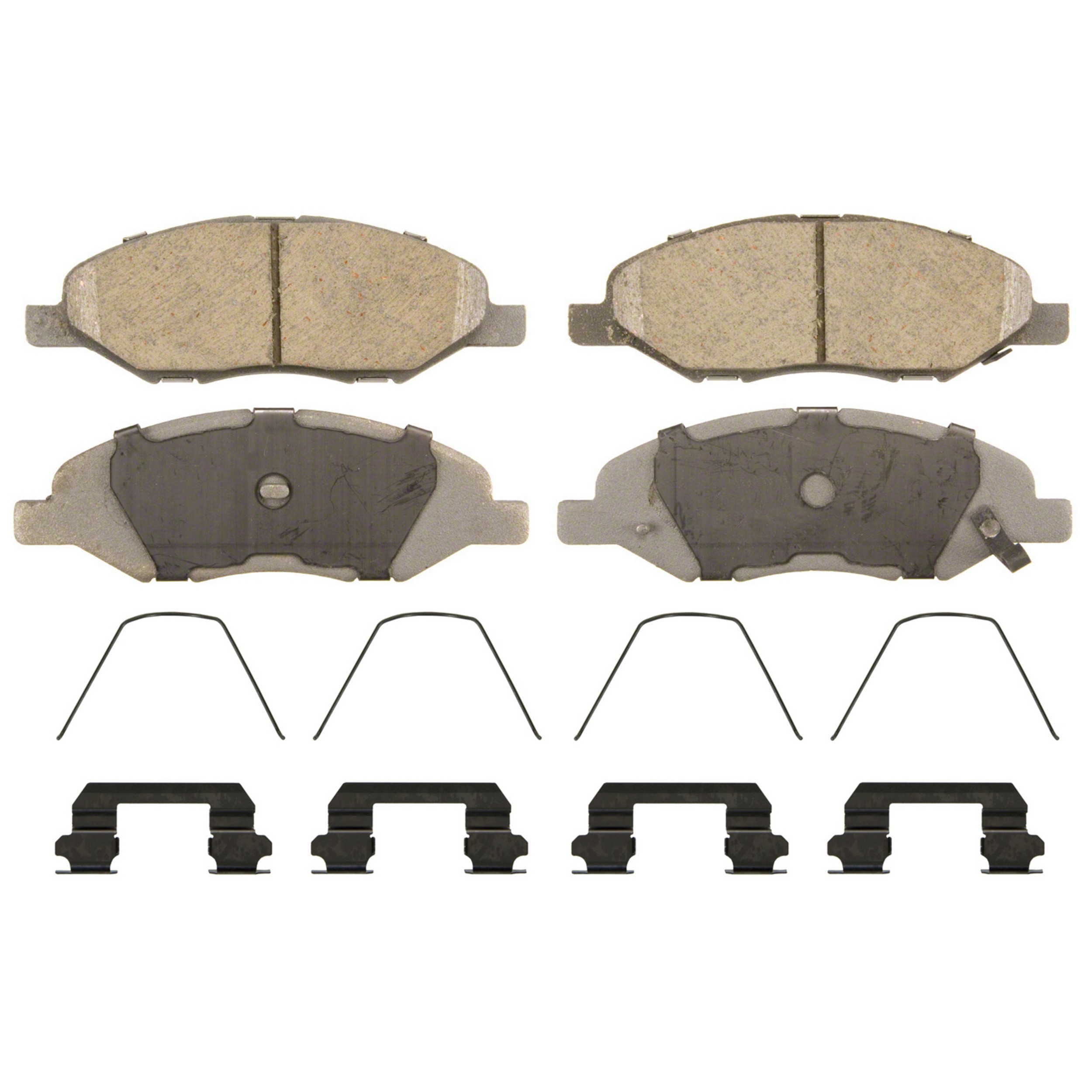 ThermoQuiet Front Disc Brake Pad Set Ceramic