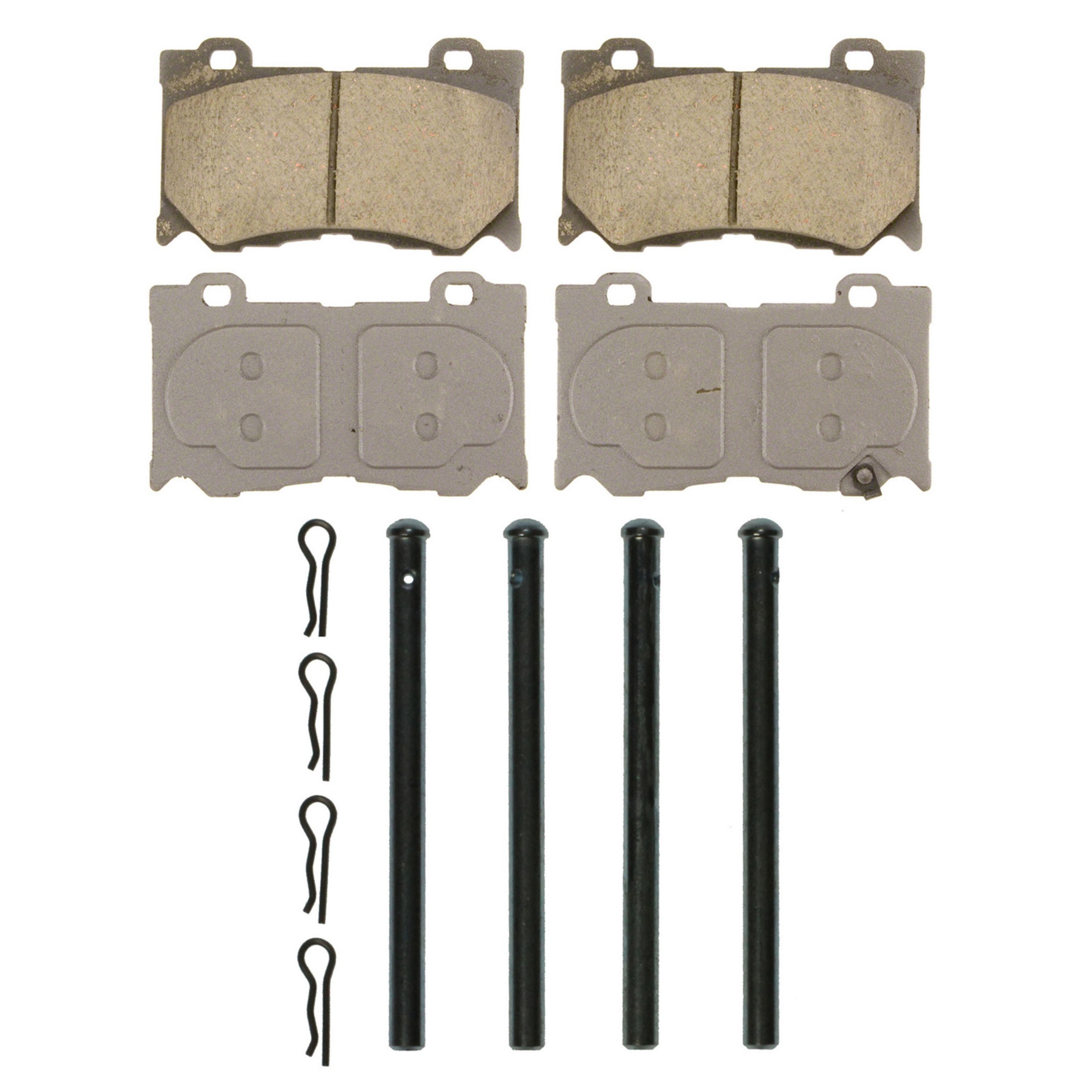 ThermoQuiet Front Disc Brake Pad Set Ceramic