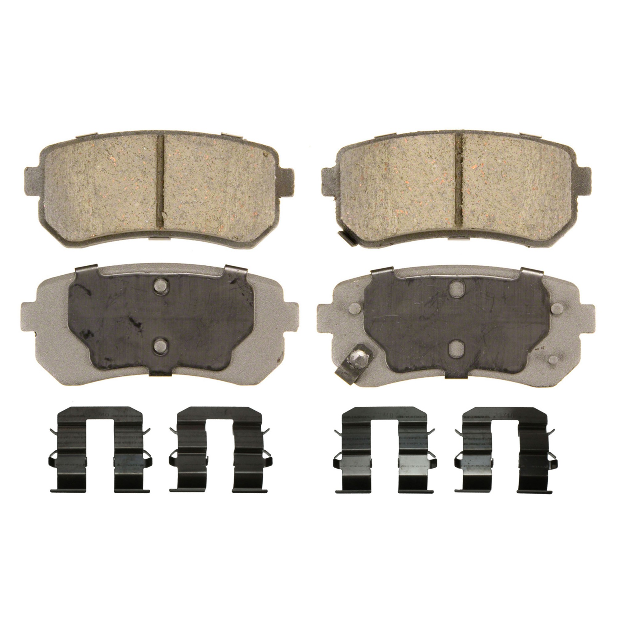 ThermoQuiet Rear Disc Brake Pad Set Ceramic