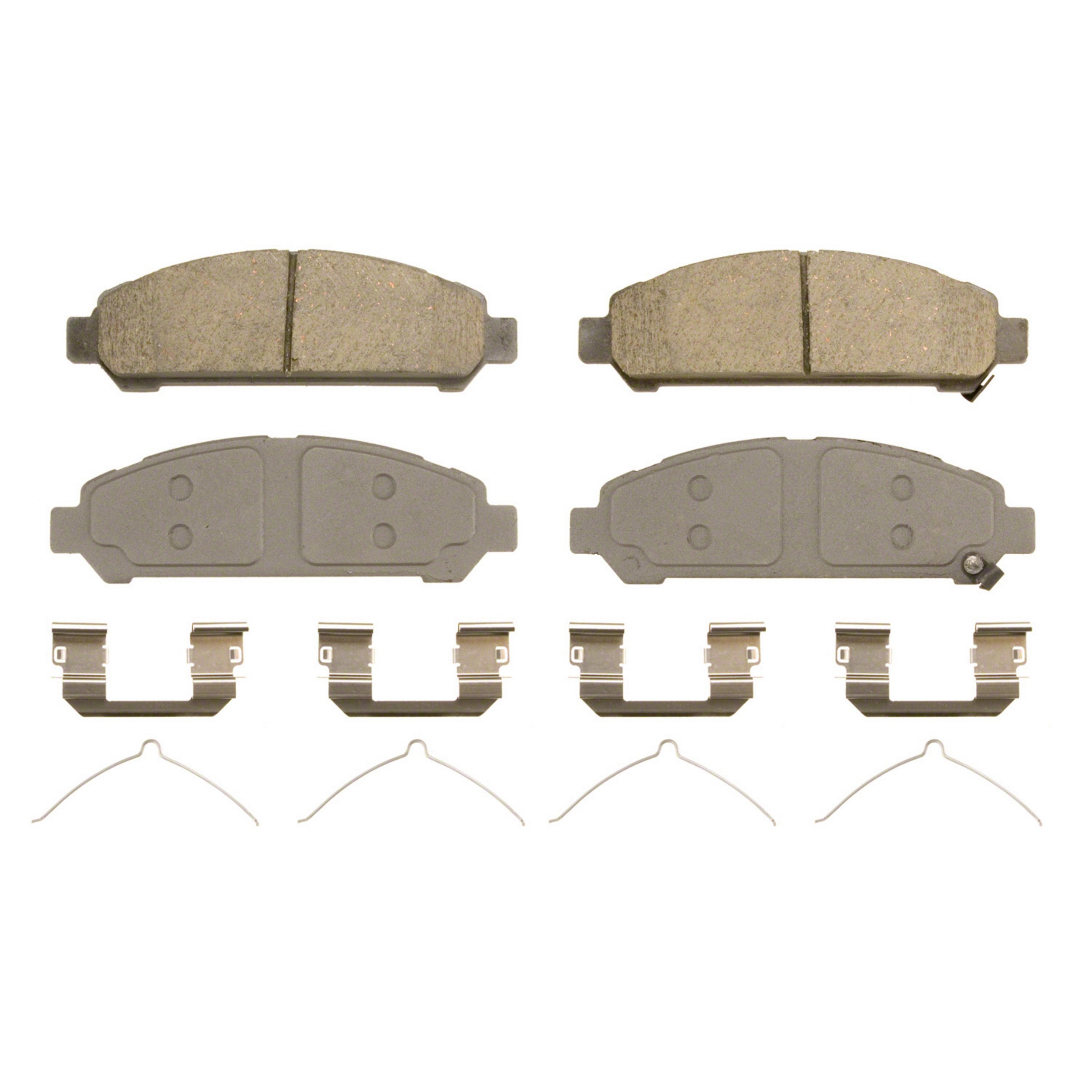ThermoQuiet Front Disc Brake Pad Set Ceramic