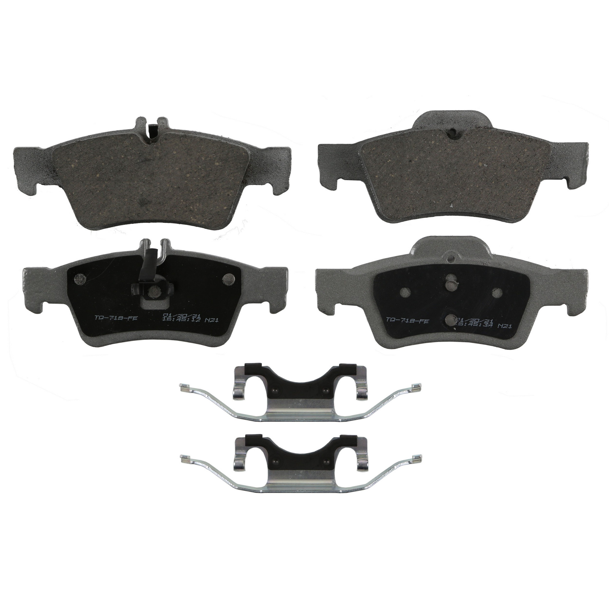ThermoQuiet Rear Disc Brake Pad Set Ceramic