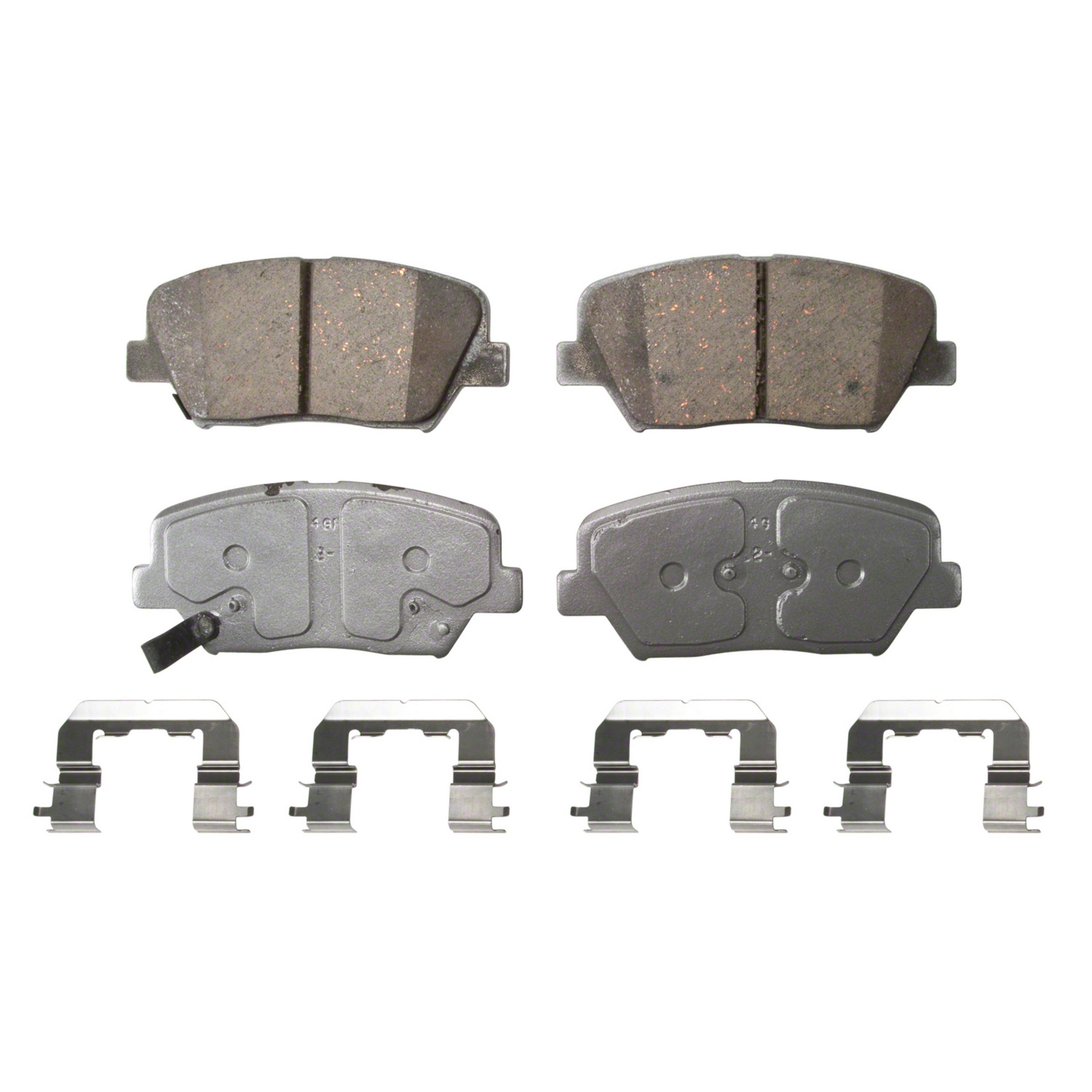ThermoQuiet Front Disc Brake Pad Set Ceramic