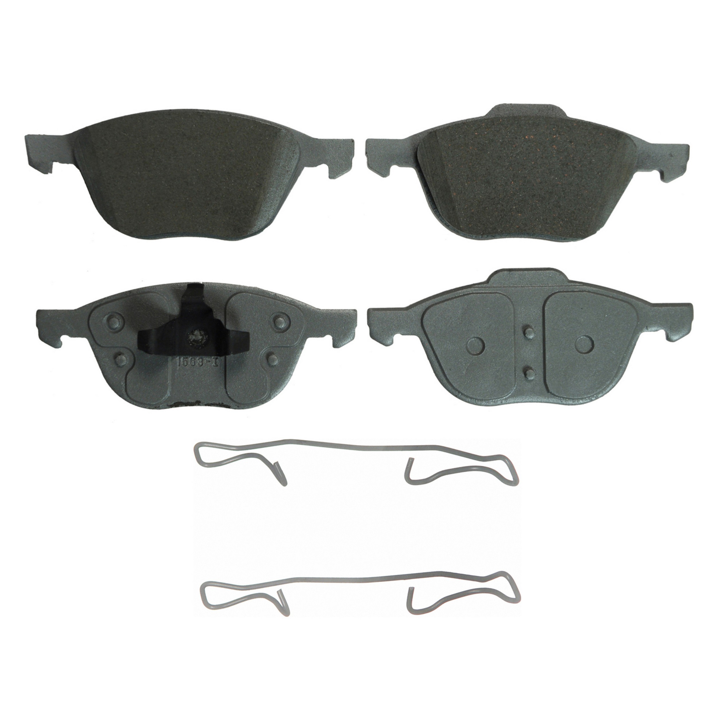 ThermoQuiet Front Disc Brake Pad Set Ceramic